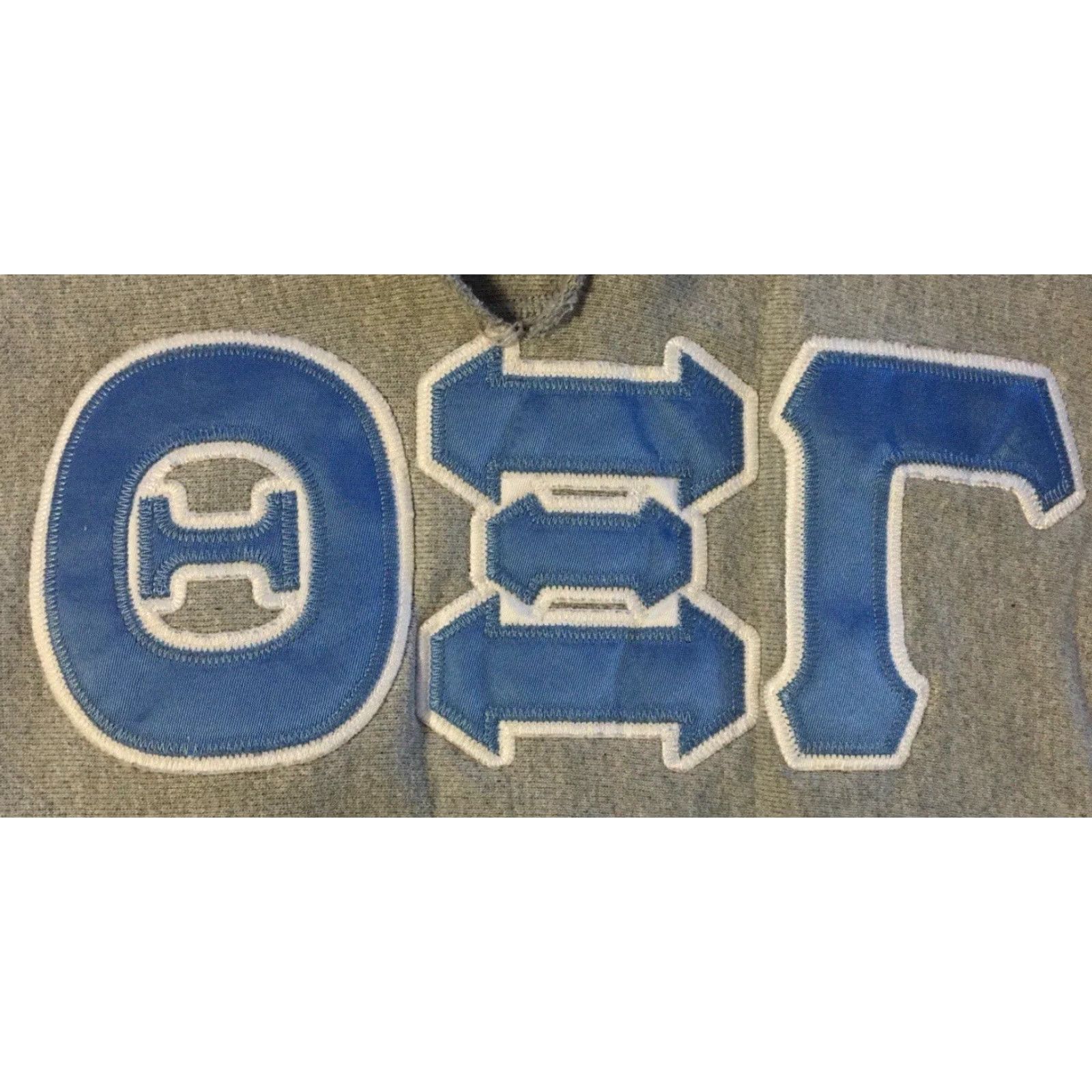 Champion VINTAGE Champion Thrashed Faded Theta Xi Gamma Sorority Reverse Weave Hoodie S Gray Women/Men? Size US S / EU 44-46 / 1 - 2 Thumbnail
