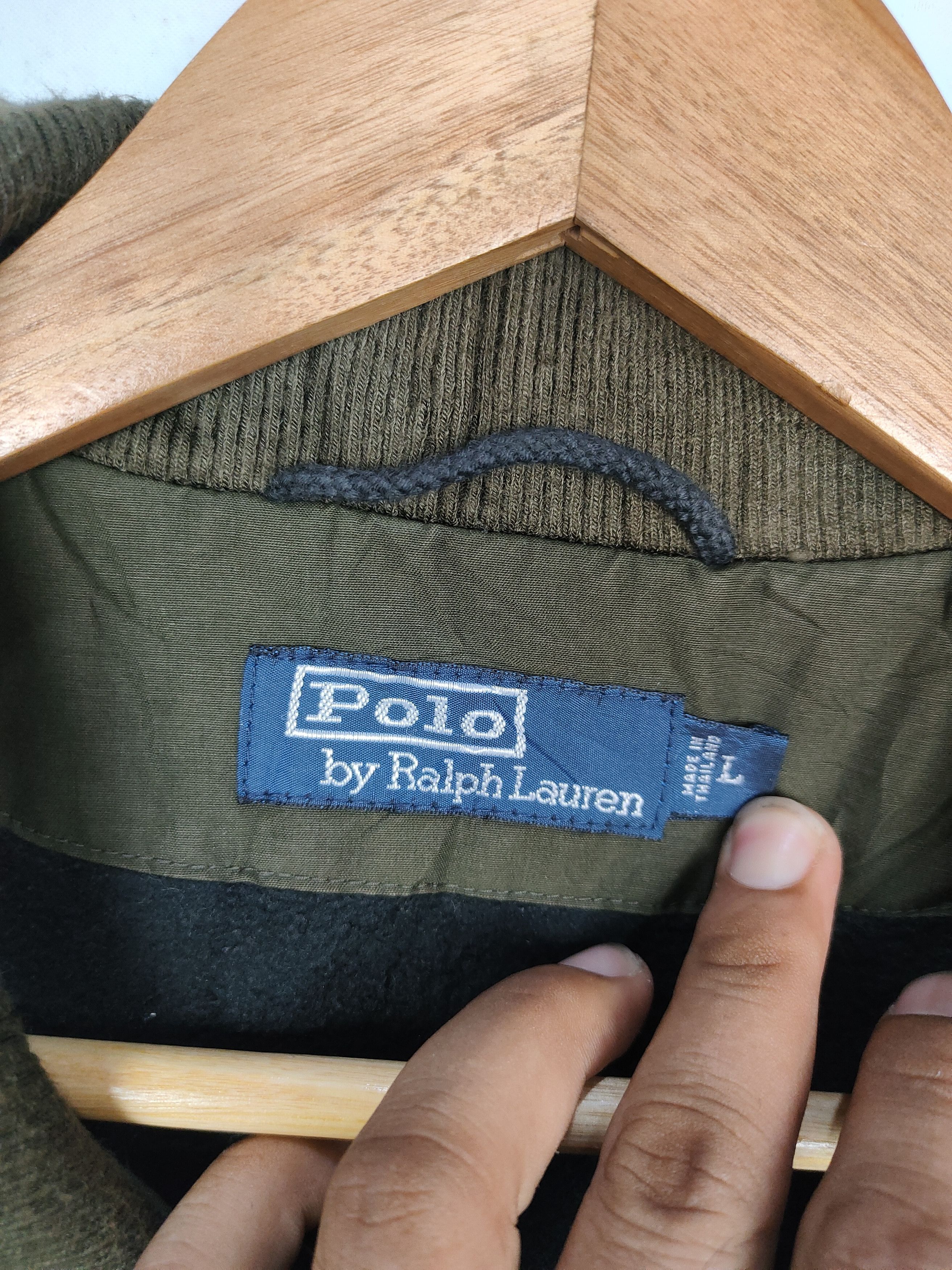 Polo Ralph Lauren × Vintage Vintage Polo Ralph Lauren Bomber jacket Size US L / EU 52-54 / 3 - 3 Thumbnail