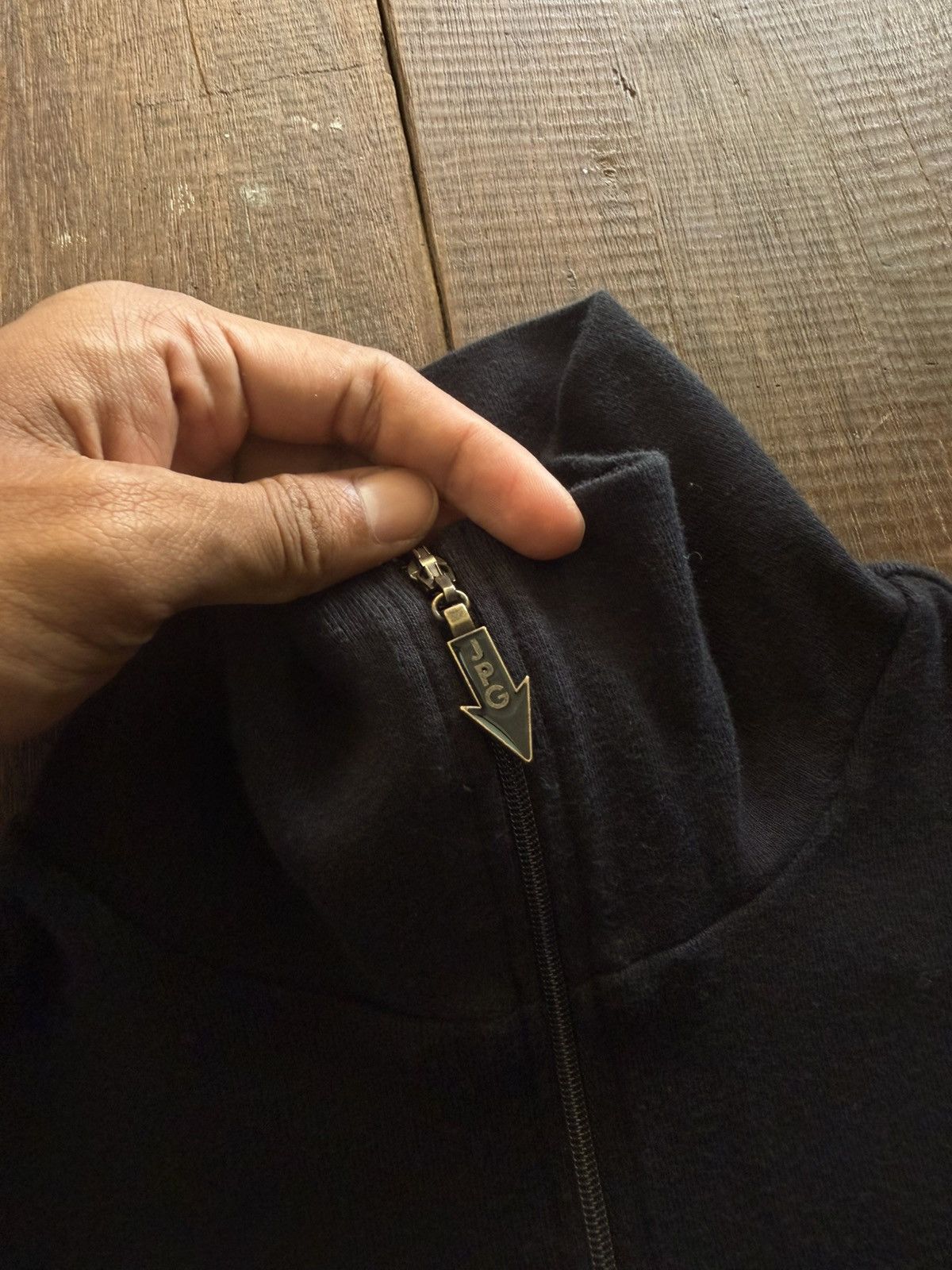 Jean Paul Gaultier Vintage J.P.G - 5AVE SEX G.2L.O.Q. Quarter Zip Size XL / US 12-14 / IT 48-50 - 5 Thumbnail
