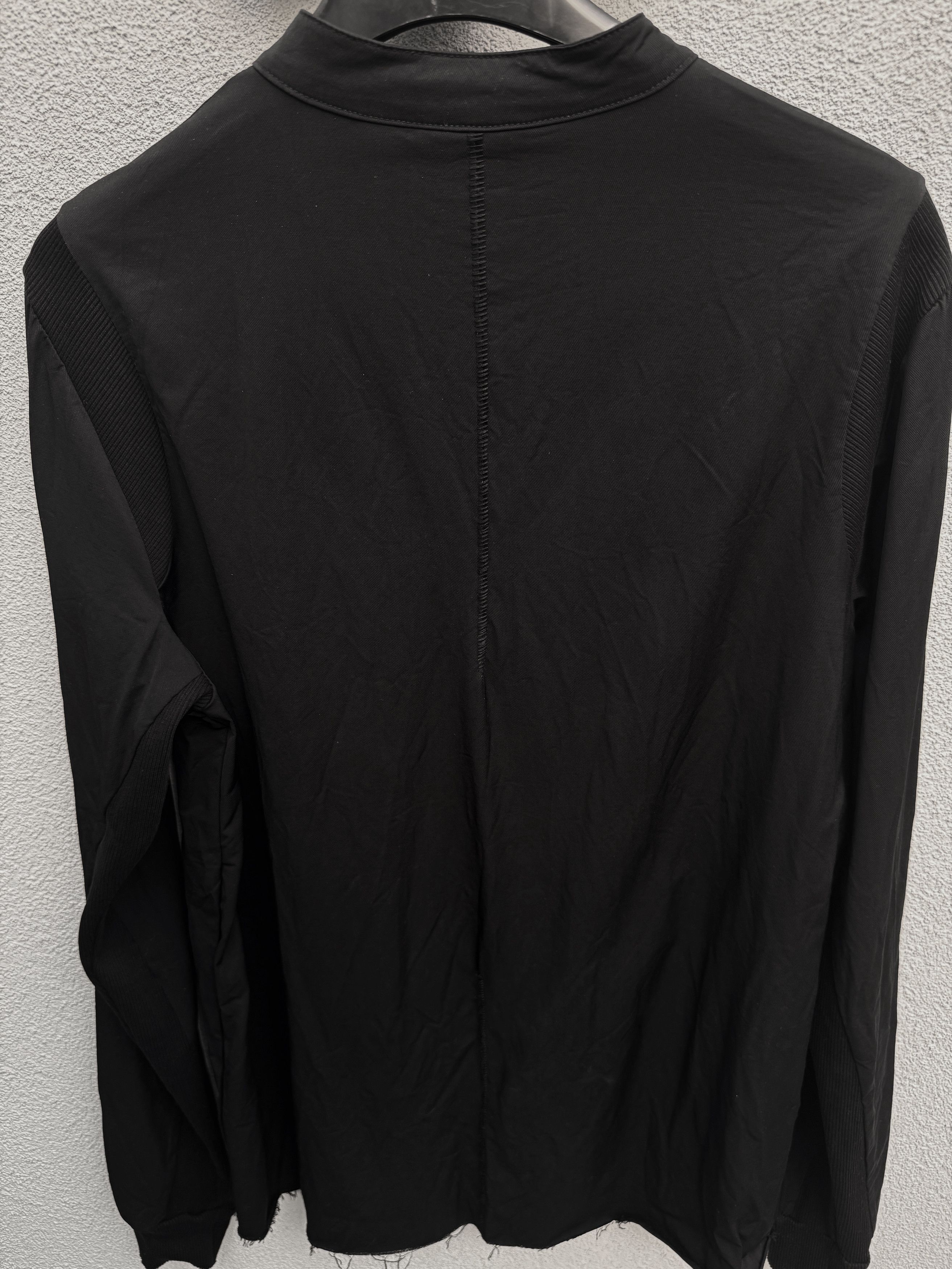 Thom Krom Thom Krom Black Mandarin Collar Shirt M Size US M / EU 48-50 / 2 - 7 Thumbnail