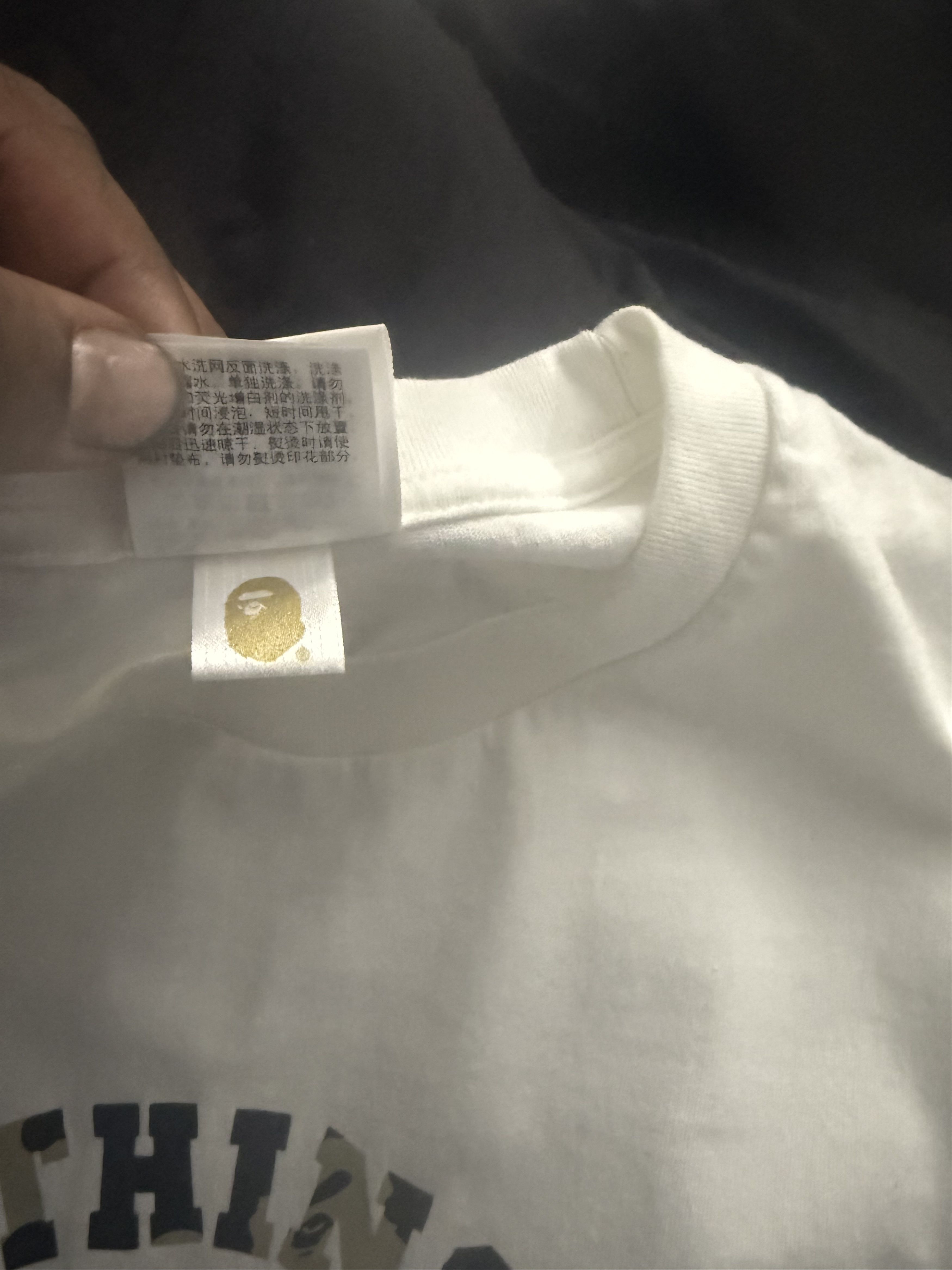 Bape Shark College Tee Size US XL / EU 56 / 4 - 4 Thumbnail