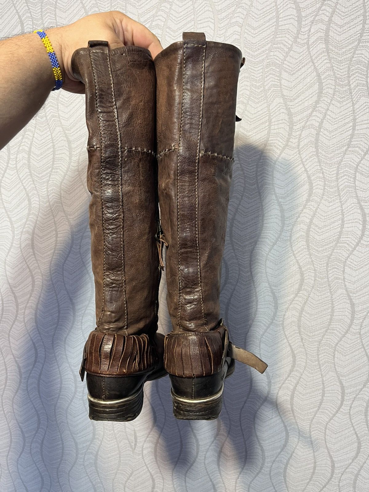 A.S.98 × Cowboy Equipment A.S.98 Airstep Carter AvantGarde Hight Knee Zip Boho Boots Size US 9 / IT 39 - 5 Thumbnail
