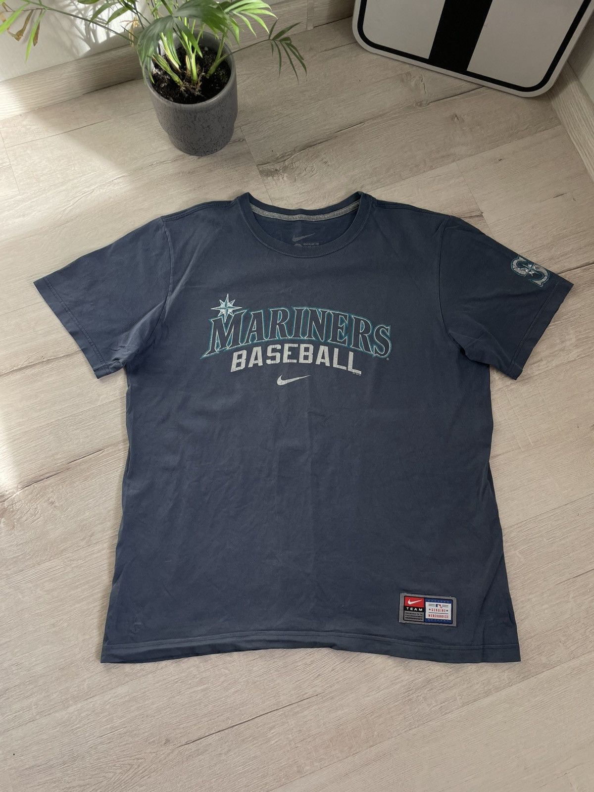 Nike × Vintage Vintage Nike Team MLB Mariners Baseball S T-shirt Y2k Size US L / EU 52-54 / 3 - 4 Thumbnail