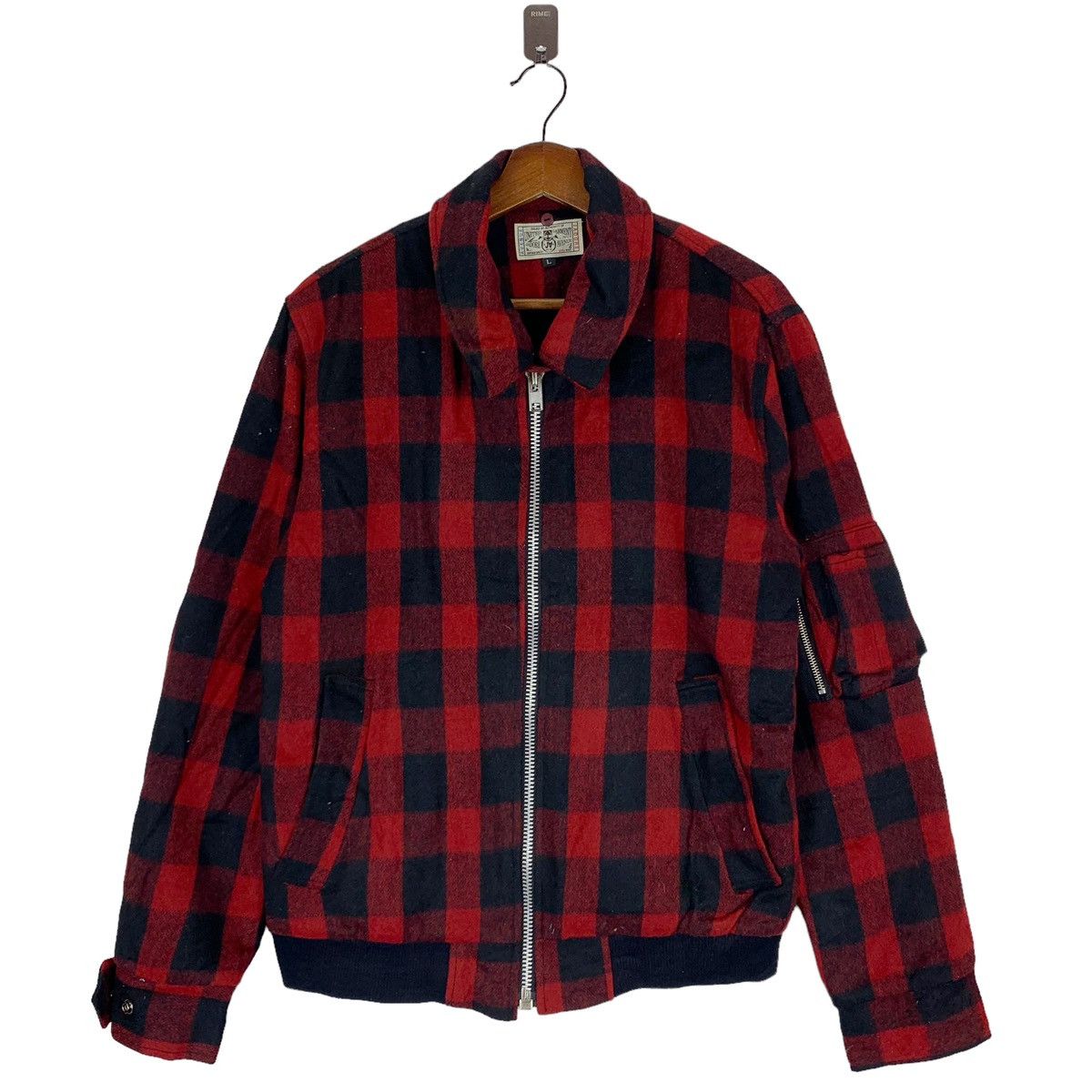 Designer × Other VINTAGE UNITED GARMENT JADORE AVENUE TARTAN JACKET Size US L / EU 52-54 / 3 - 1 Thumbnail