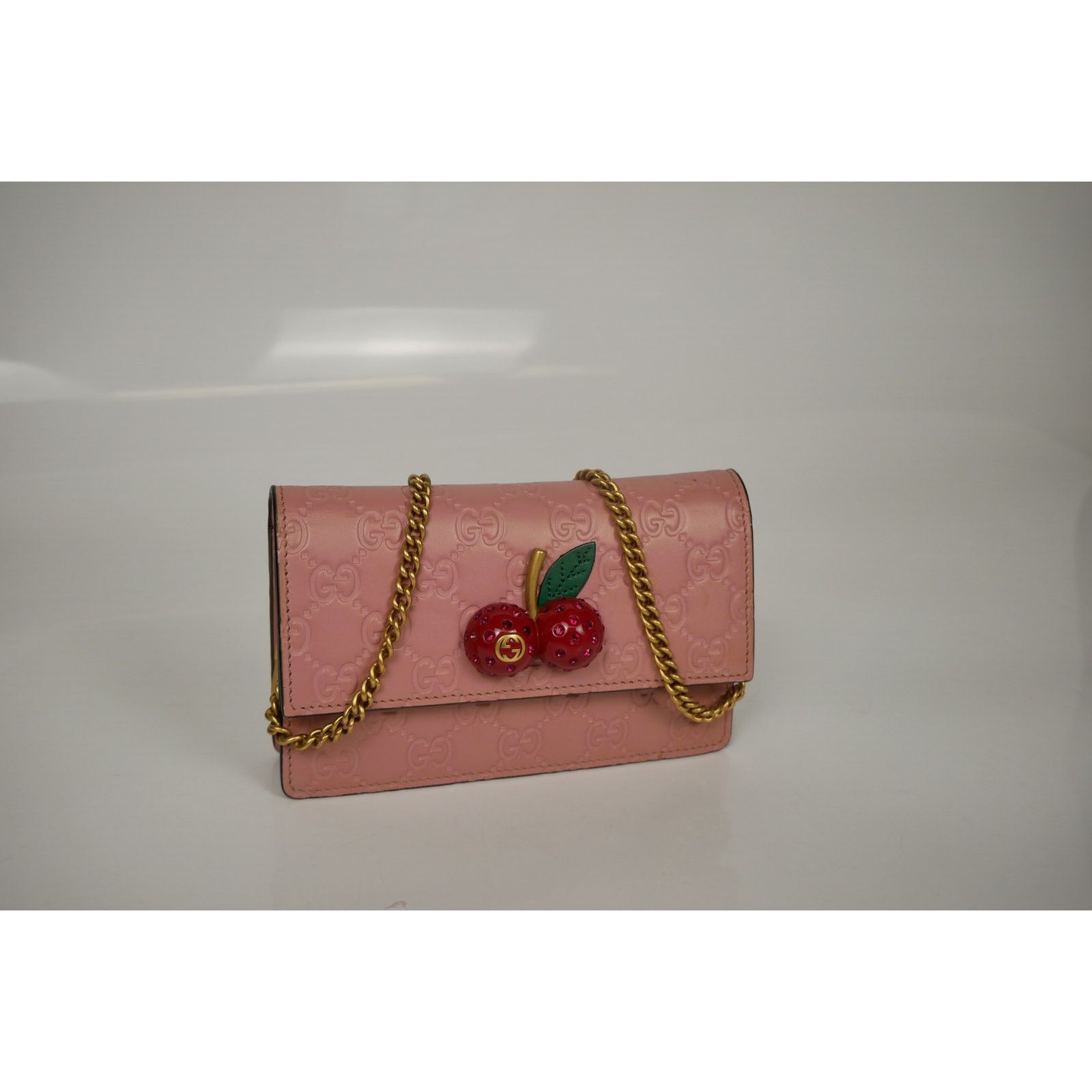 Gucci Gucci Cherries Wallet on Chain Mini Size ONE SIZE - 3 Thumbnail