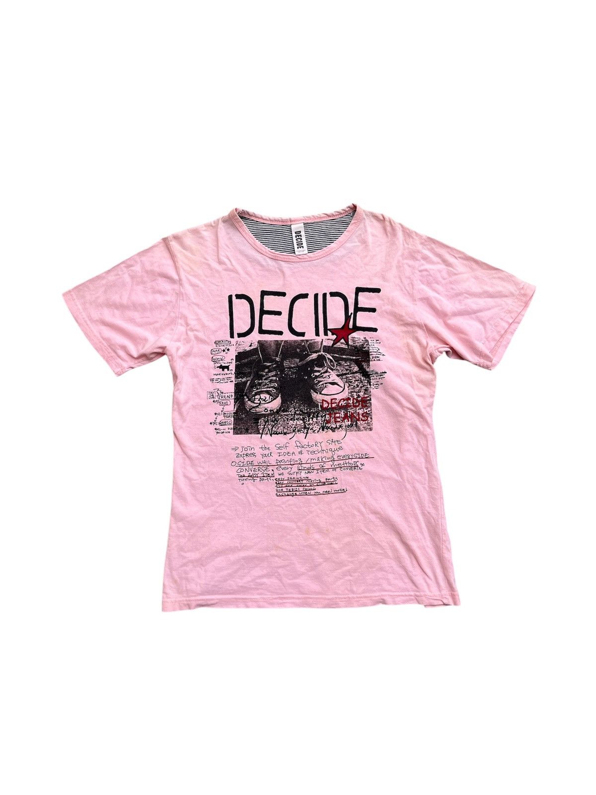 Hysteric Glamour JAPANESE Y2K DECIDE POEM TEE Size US S / EU 44-46 / 1 - 1 Thumbnail