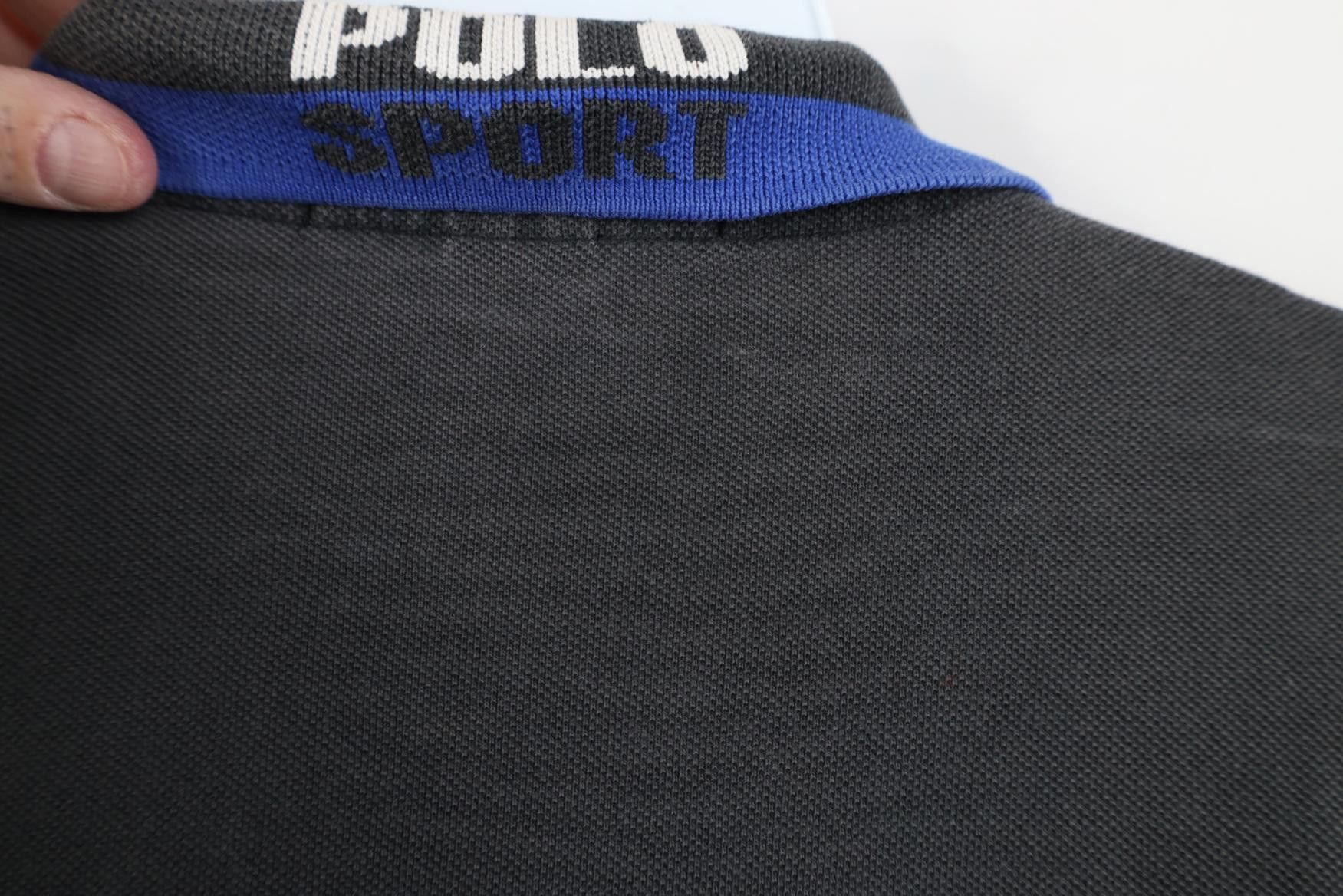 Polo Ralph Lauren Vintage 90s Polo Sport Ralph Lauren Golf Polo Shirt Black Size US XL / EU 56 / 4 - 12 Thumbnail