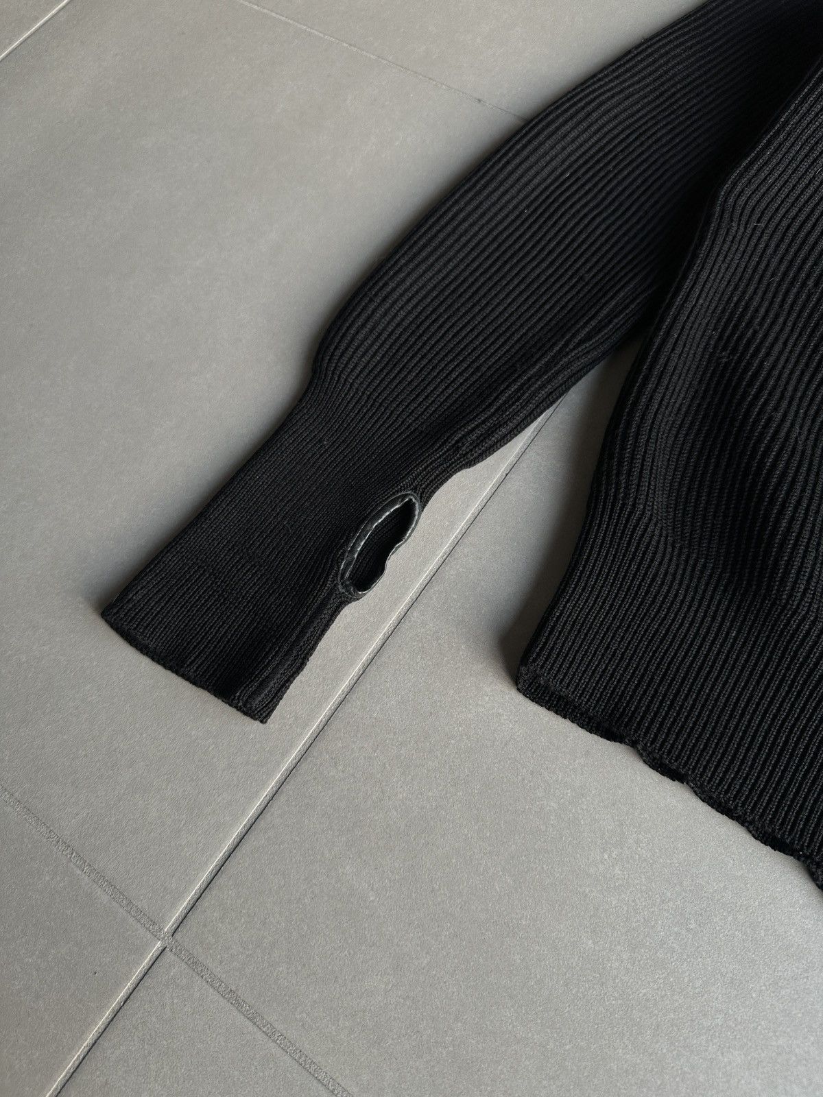 Dior × Hedi Slimane Dior Homme AW07 “Navigate” thumb hole diver knit sweater Size US S / EU 44-46 / 1 - 10 Thumbnail