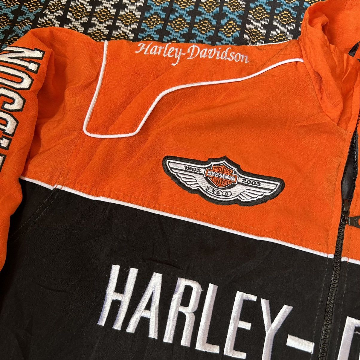 Harley Davidson Vintage 2003 100th Anniv. Harley Davidson Bomber Jacket Size US M / EU 48-50 / 2 - 5 Thumbnail