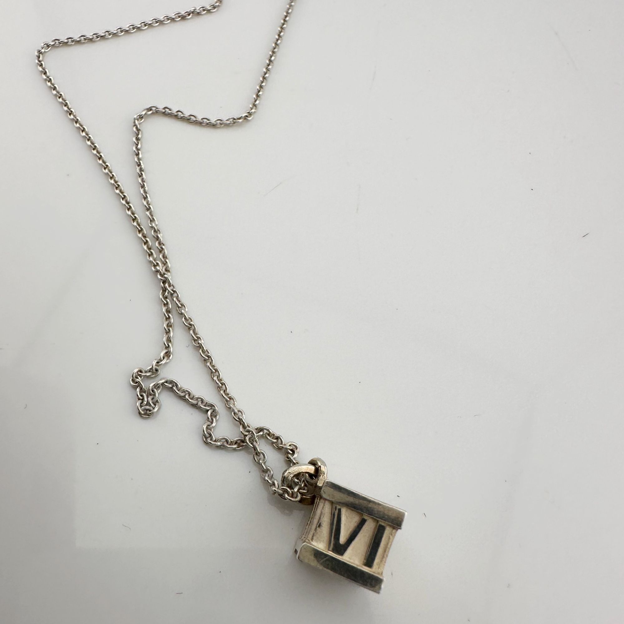 Other Tiffany and Co Atlas Cube Necklace Sterling Silver Size ONE SIZE - 8 Thumbnail