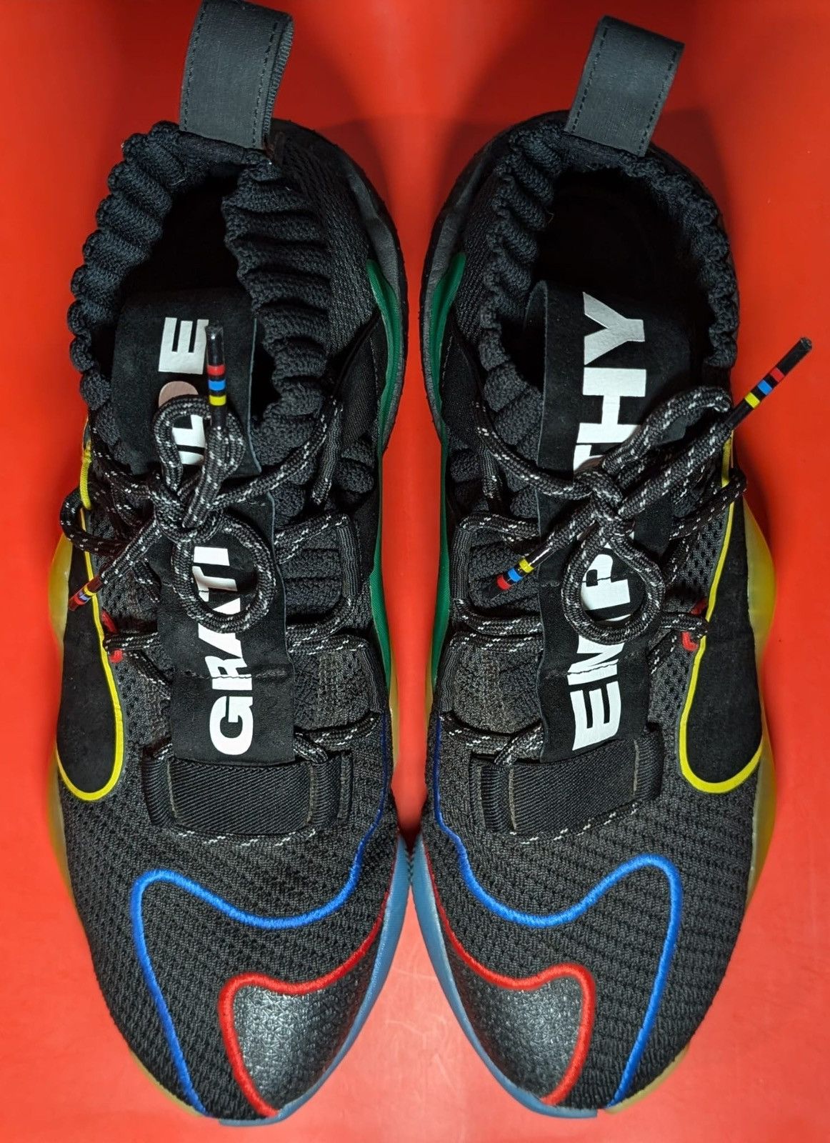 Adidas × Pharrell Size 10.5 - Adidas Pharrell X Crazy BYW X Gratitude Empathy Size US 10.5 / EU 43-44 - 4 Thumbnail
