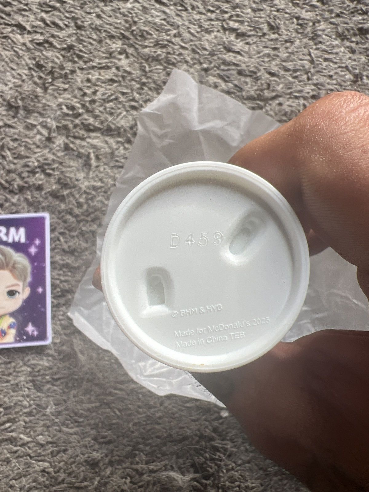 Hypebeast 2025 McDonald’s TinyTAN RM Figure Size ONE SIZE - 4 Thumbnail