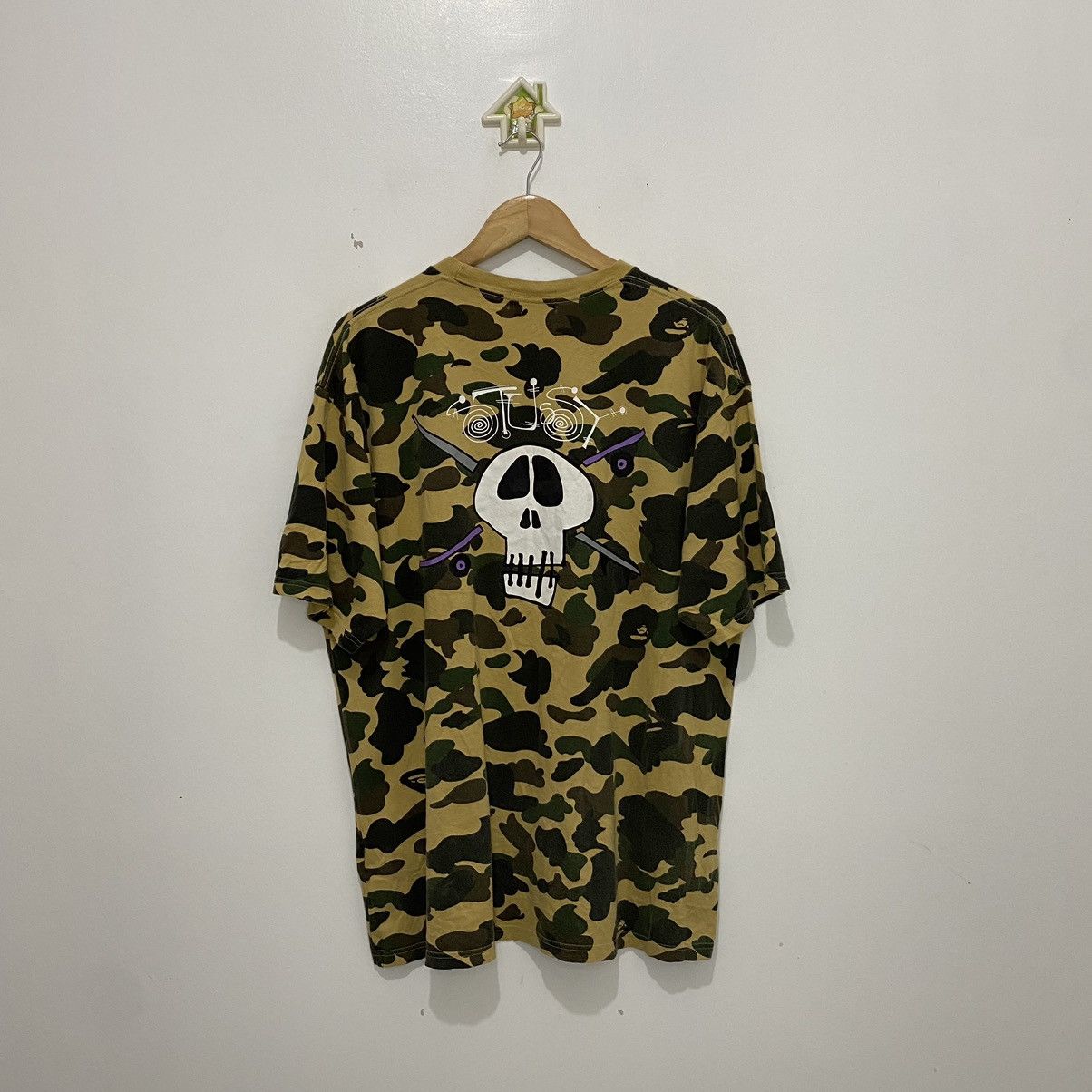 Bape × Stussy Bape x Stussy 30th Anniversary 1st Camo Tee Size US XL / EU 56 / 4 - 4 Thumbnail