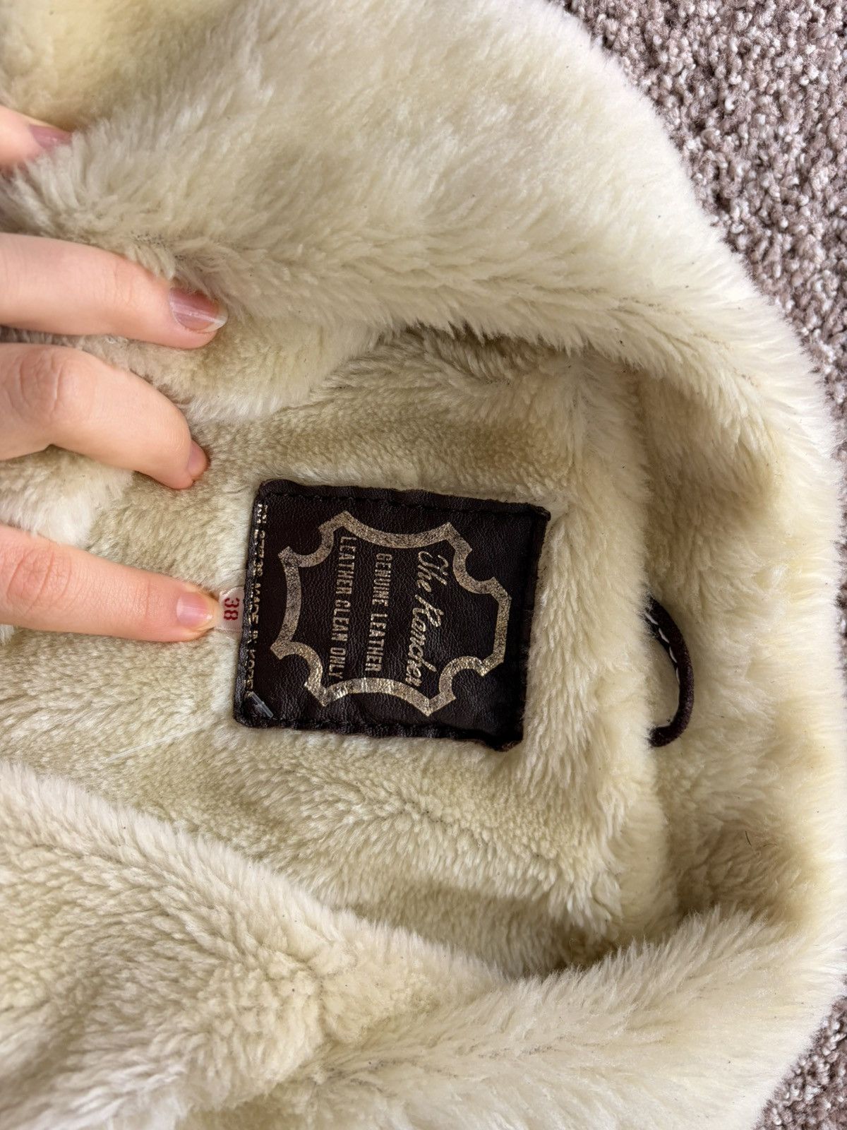 Other Korean Sherpa Trucker Brown Jacket Size M / US 6-8 / IT 42-44 - 6 Thumbnail