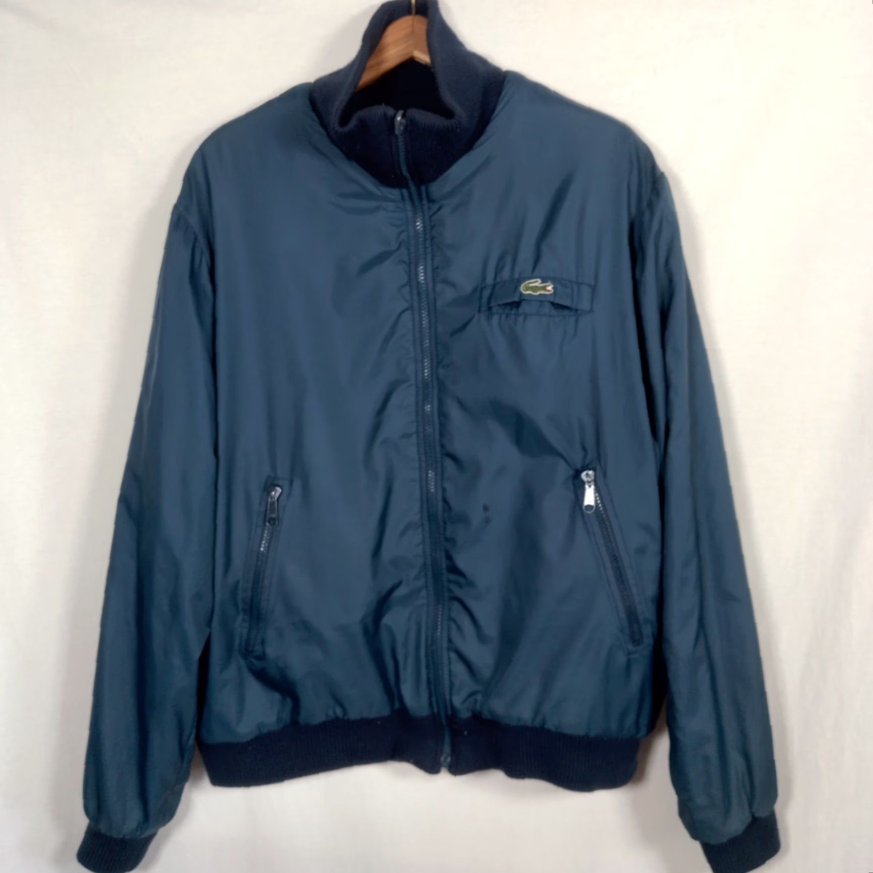 Izod VINTAGE Izod Lacoste Reversible Sweater Jacket Mens Large Blue Grandpa READ Size US L / EU 52-54 / 3 - 3 Thumbnail