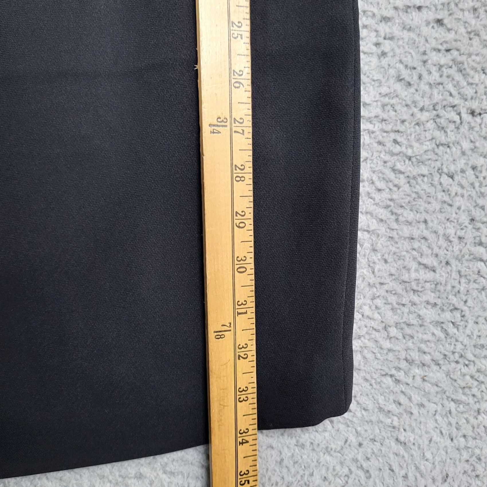 Loft LOFT By Ann Taylor Women Black Sheath Dress Size 4P Petite | Short Sleeve Square Neck Casual 4P Women Dress LOFT Sheath Black Size S / US 4 / IT 40 - 3 Thumbnail