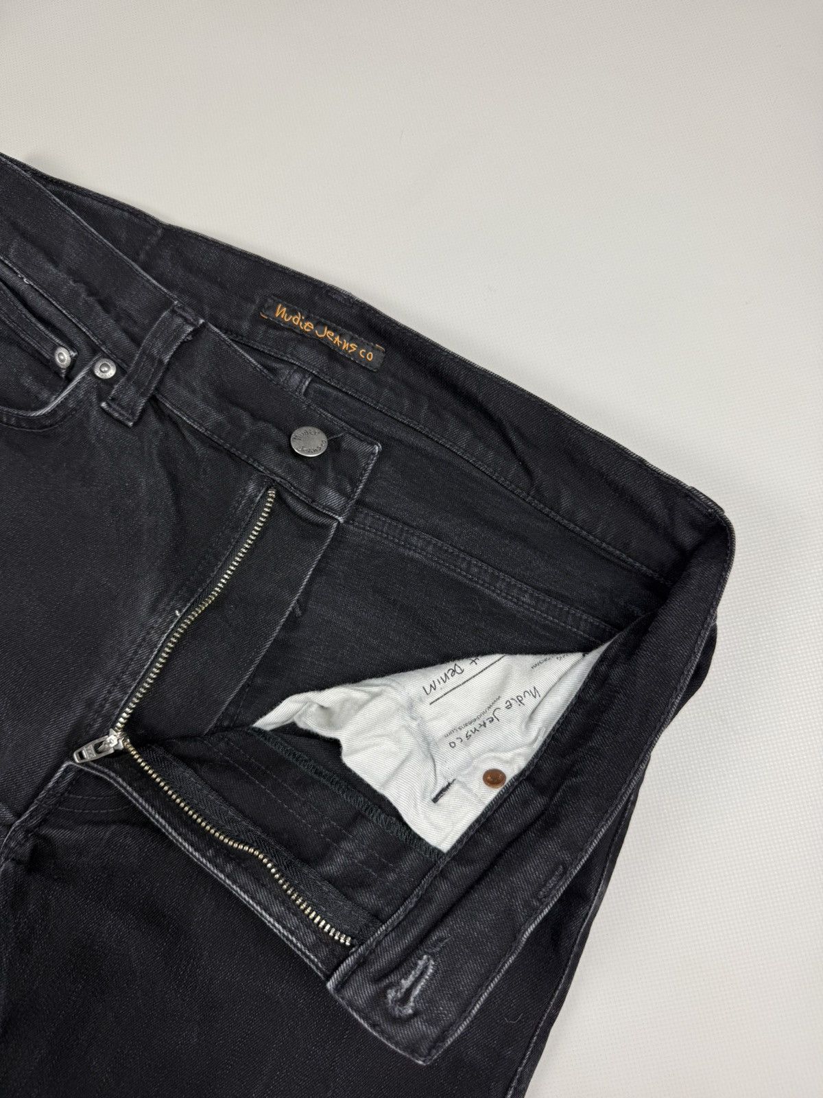 Nudie Jeans Nudie Jeans Co Lean Dean Dey Cold Black Men’s Jeans Size US 32 / EU 48 - 8 Thumbnail