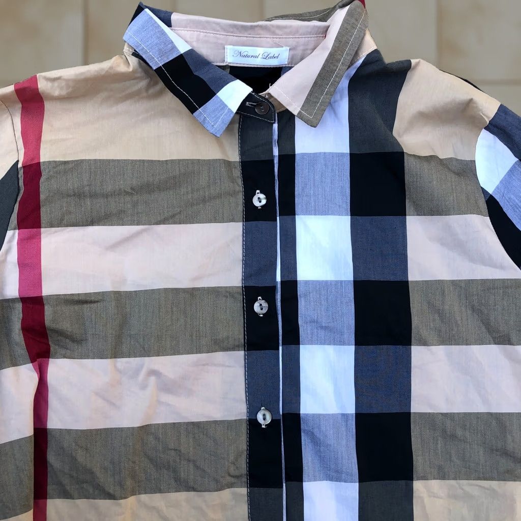 Vintage NATURAL LABEL Plaid Button Up Shirt Women’s LARGE Brown Long Sleeve Collared Shirt Women’s L Brown Plaid Button Up Shirt Size L / US 10 / IT 46 - 1 Thumbnail