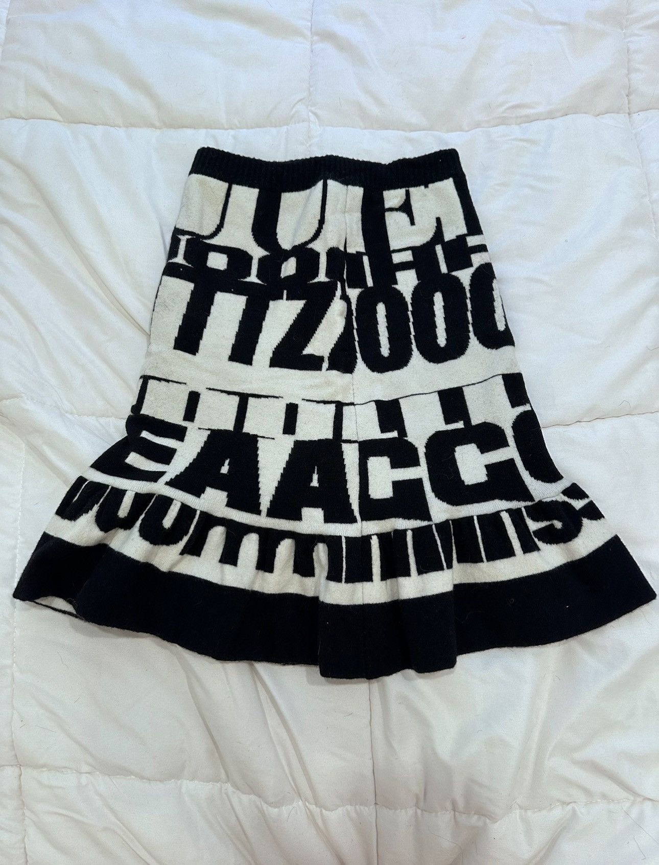 Dolce & Gabbana DOLCE & GABBANA RARE RUNWAY WOOL SKIRT Size 38" / US 16 / IT 52 - 4 Thumbnail