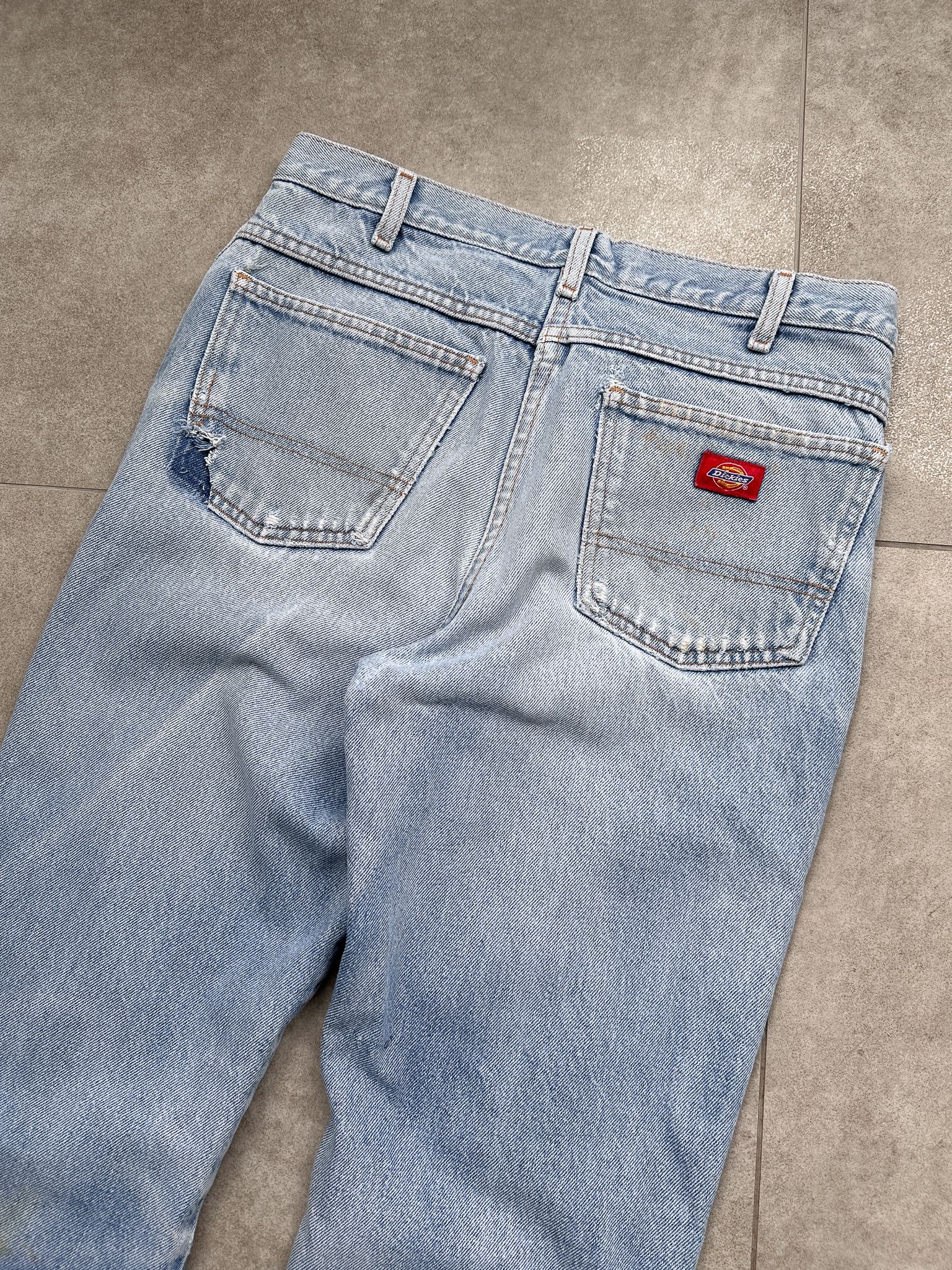 Dickies Vintage Dickies Distressed Blue Denim Pants Jeans Size US 32 / EU 48 - 10 Thumbnail
