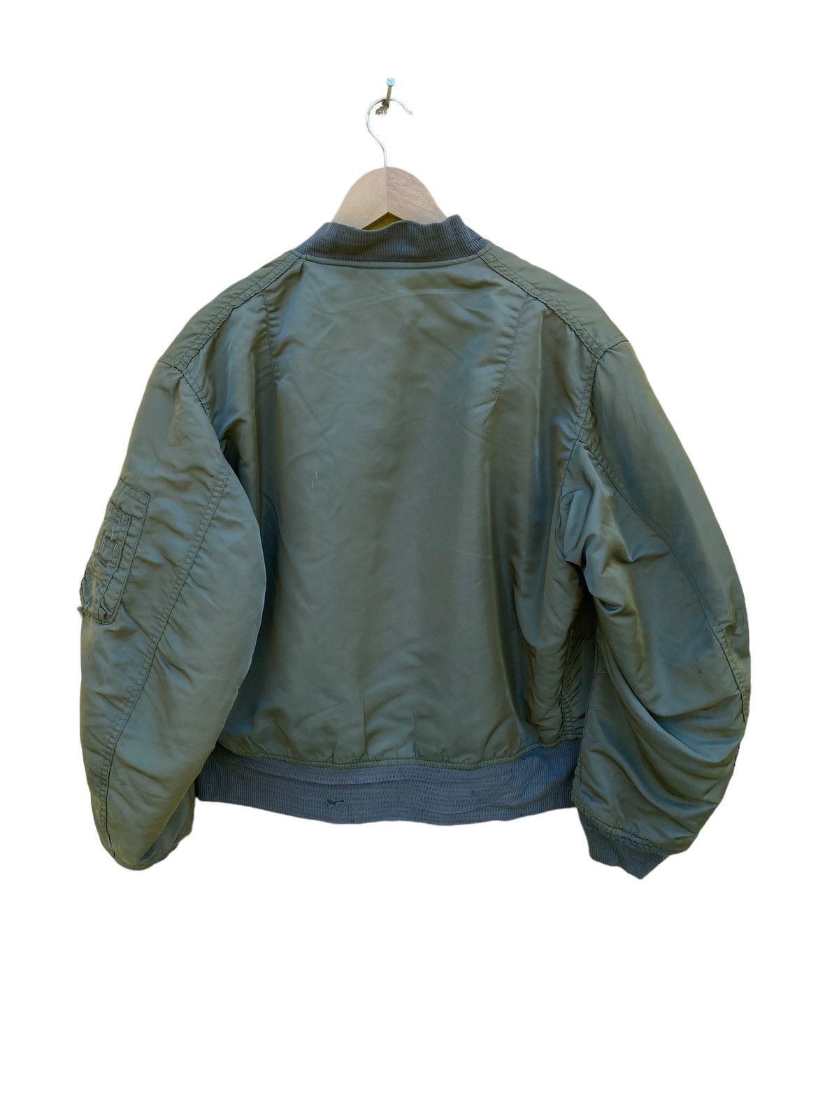 Alpha Industries × Vintage Vintage MA-1 Alpha Industries Bomber jacket Size US L / EU 52-54 / 3 - 3 Thumbnail