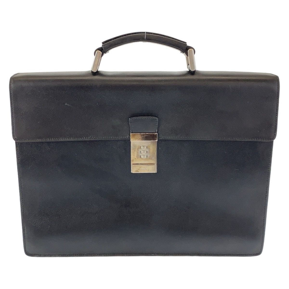 Prada Prada Prada Saffiano Leather Business Bag Briefcase 407235 Leather Business Bag 407235 in Very Good Condition Size ONE SIZE - 1 Thumbnail