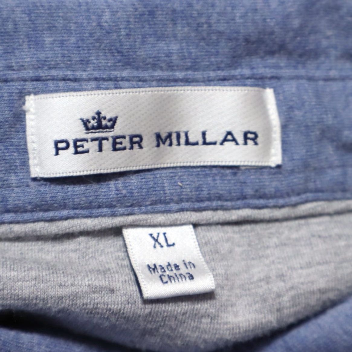 Peter Millar Peter Millar North Horse Cashmere Blend Stretch Cotton Blend Polo Shirt Blue Men's XL Size US XL / EU 56 / 4 - 7 Thumbnail