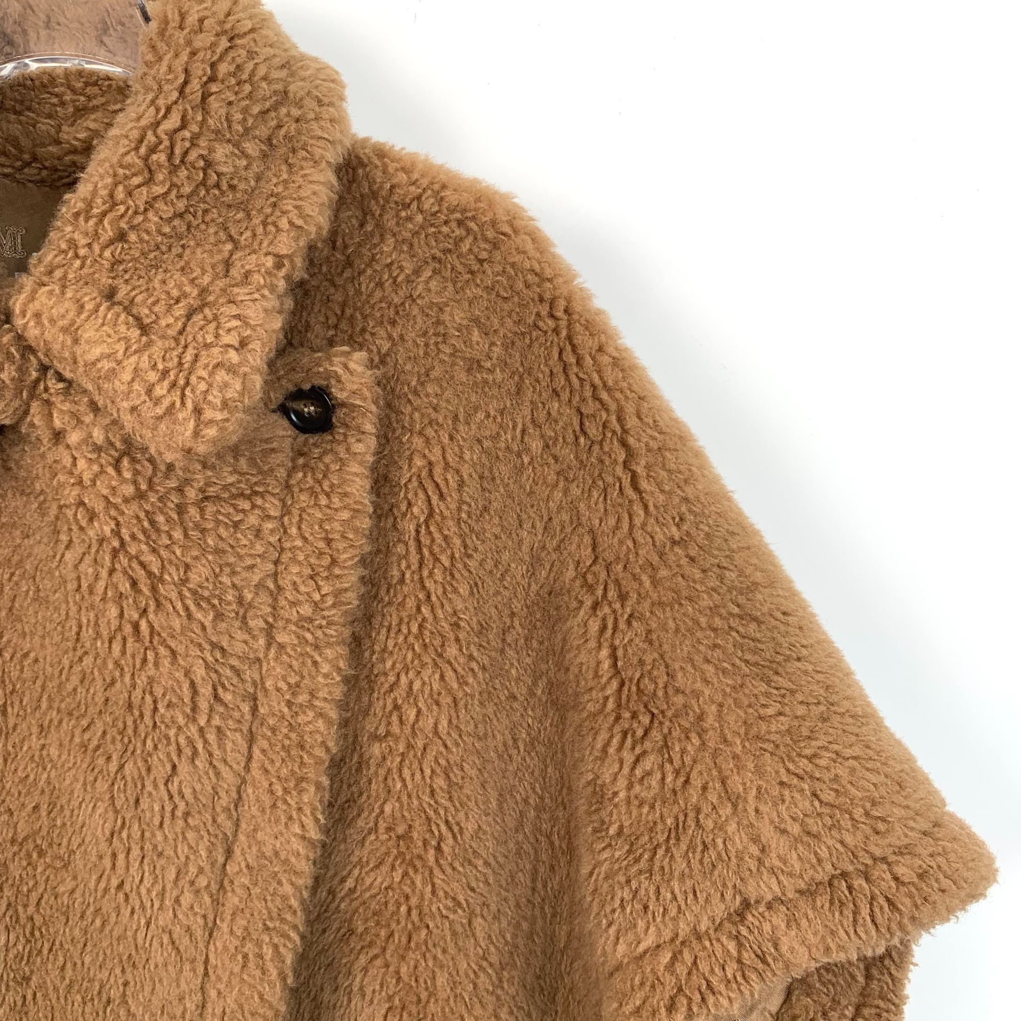 Max Mara Max Mara Teddy Wool-Blend Short Coat Size ONE SIZE - 3 Thumbnail
