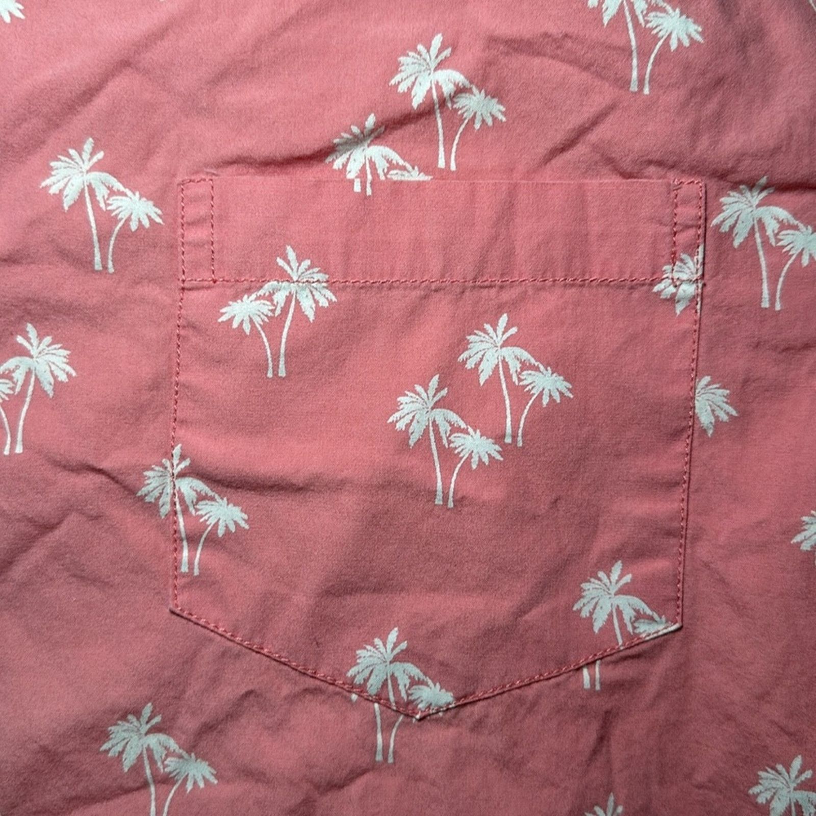 Other Spicy Tuna Palm Trees Short Sleeve Button Down - Large Size US L / EU 52-54 / 3 - 5 Thumbnail
