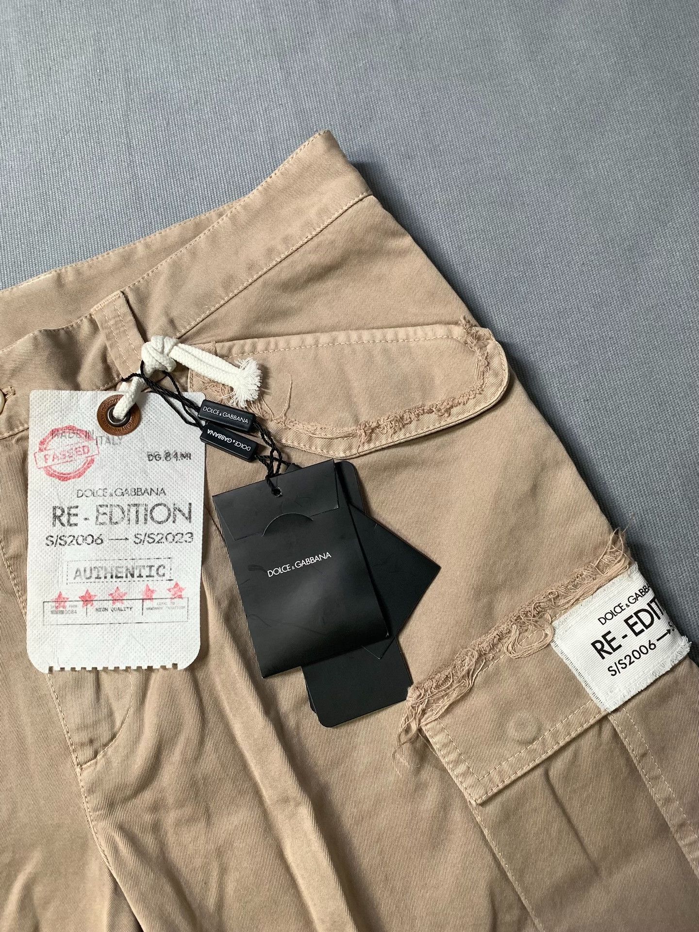 Dolce & Gabbana Dolce & Gabbana Distressed Cargo Pants Size US 32 / EU 48 - 1 Thumbnail