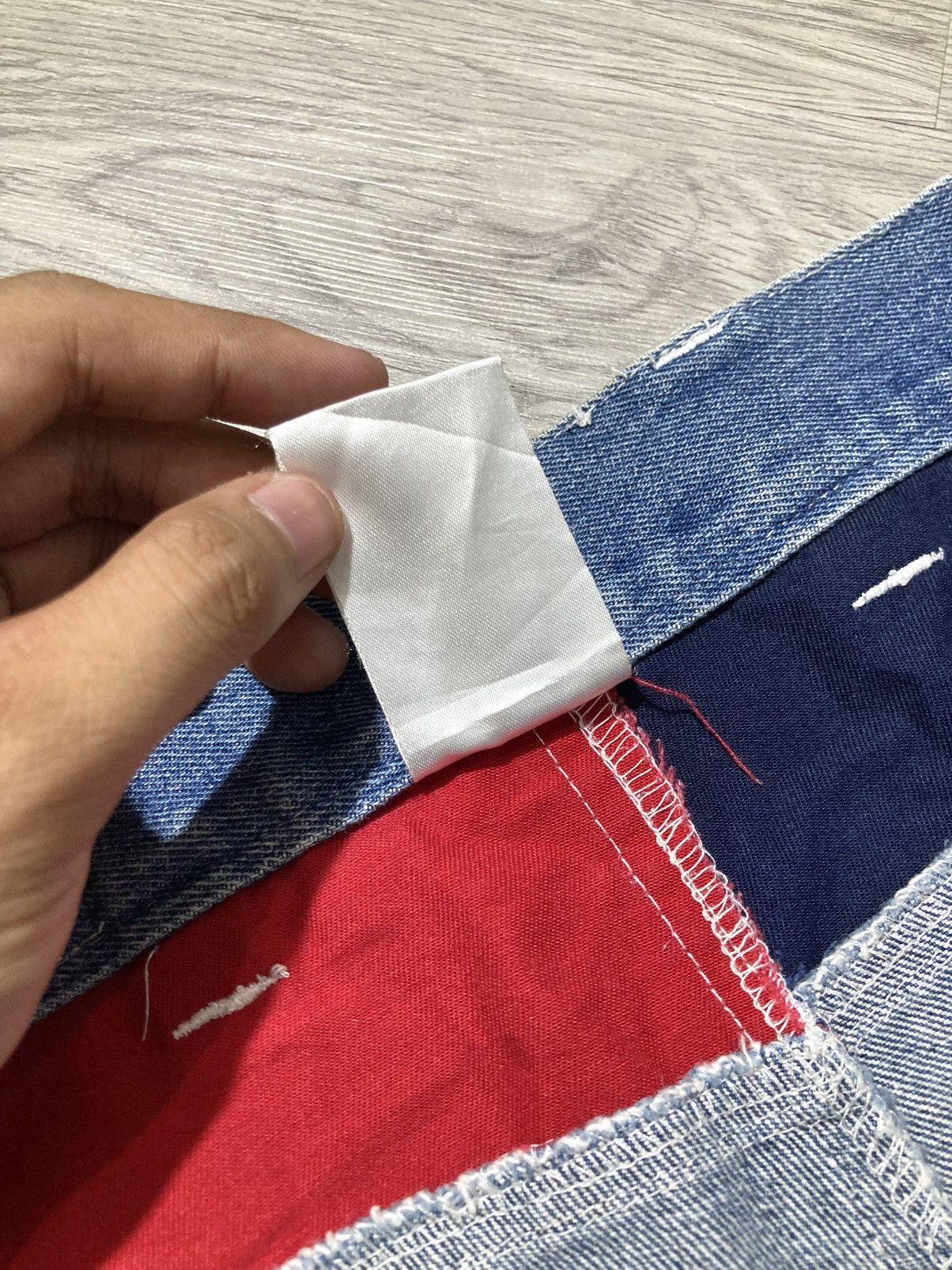 Le Grande Bleu (L.G.B.) 2000s B One Soul Japanese Double Waist Carrot Jeans Pant Lgb Size US 37 - 23 Thumbnail