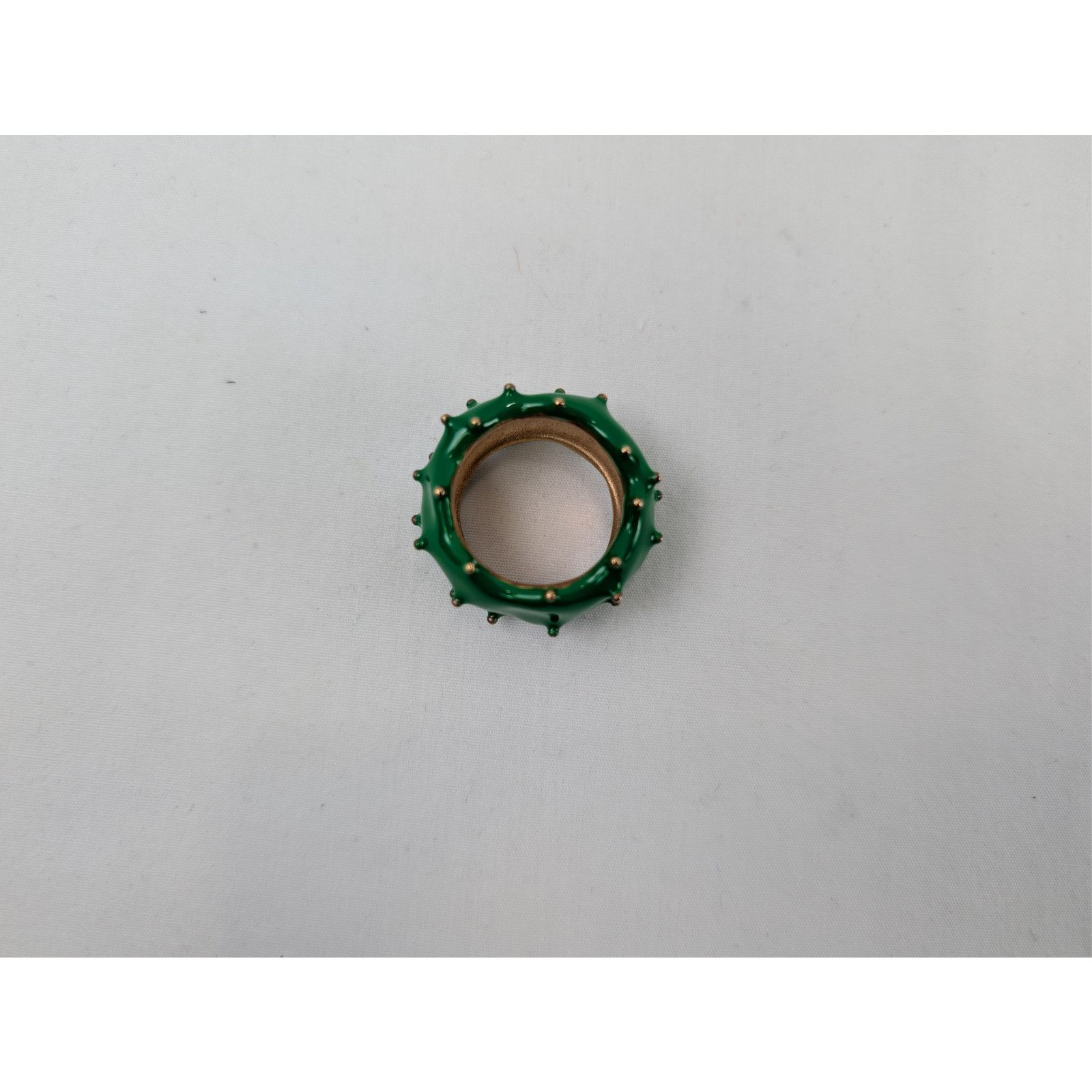 Bottega Veneta o1rshd1 Size: 21 / Gold F St Silver / Enamel Ring Parakeet Size ONE SIZE - 5 Thumbnail