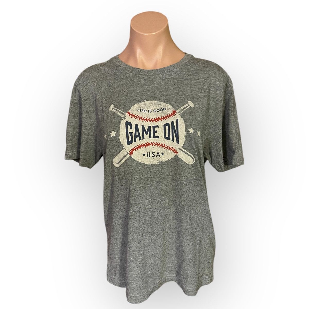 Life is Good Life Is Good Men’s Medium Baseball Game On Crusher Tee Size US M / EU 48-50 / 2 - 1 Thumbnail