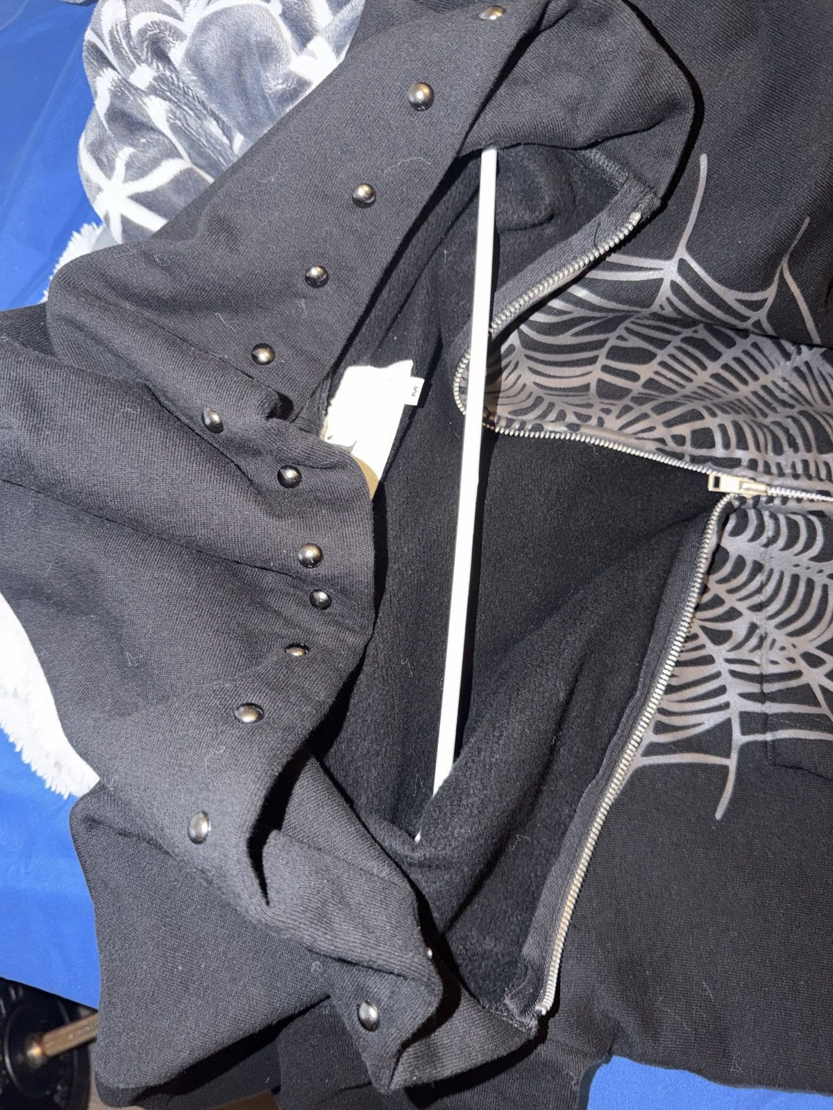 Sp5der Sp5der studded zip up Size US M / EU 48-50 / 2 - 4 Thumbnail