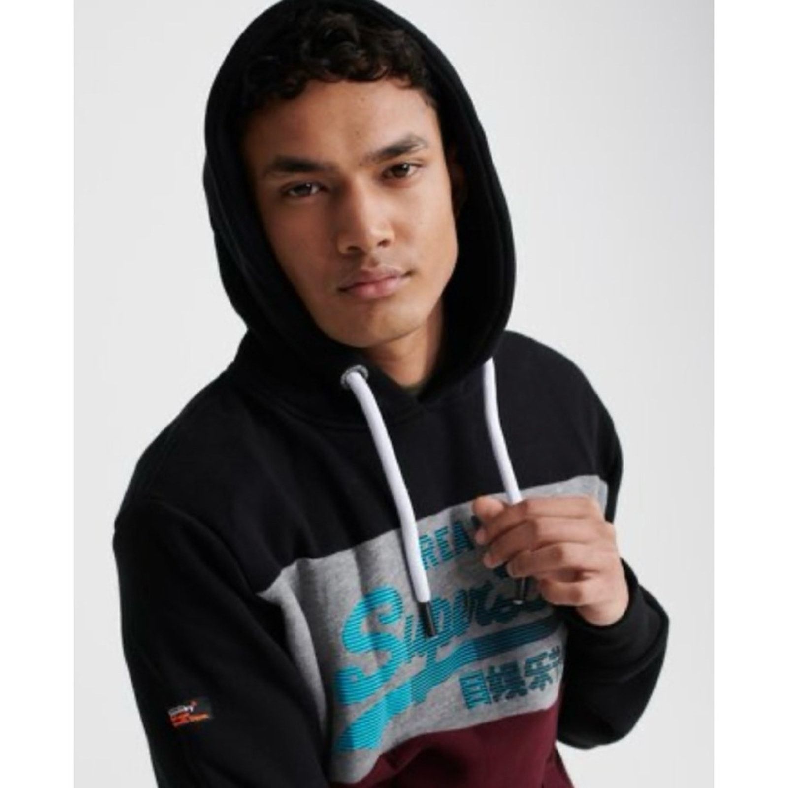 Superdry SUPERDRY • Vintage Logo 1st Panel Pullover Hoodie Size US L / EU 52-54 / 3 - 3 Thumbnail