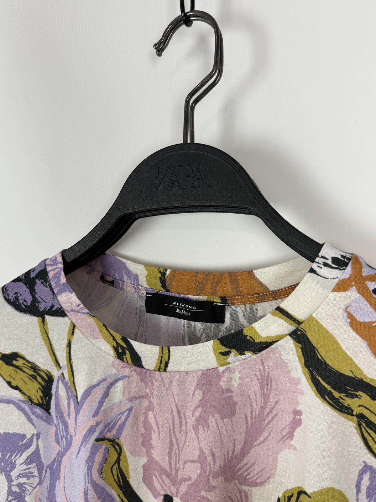 Weekend Max Mara Weekend Max Mara Floral Printed Jersey T-Shirt Size M / US 6-8 / IT 42-44 - 2 Thumbnail