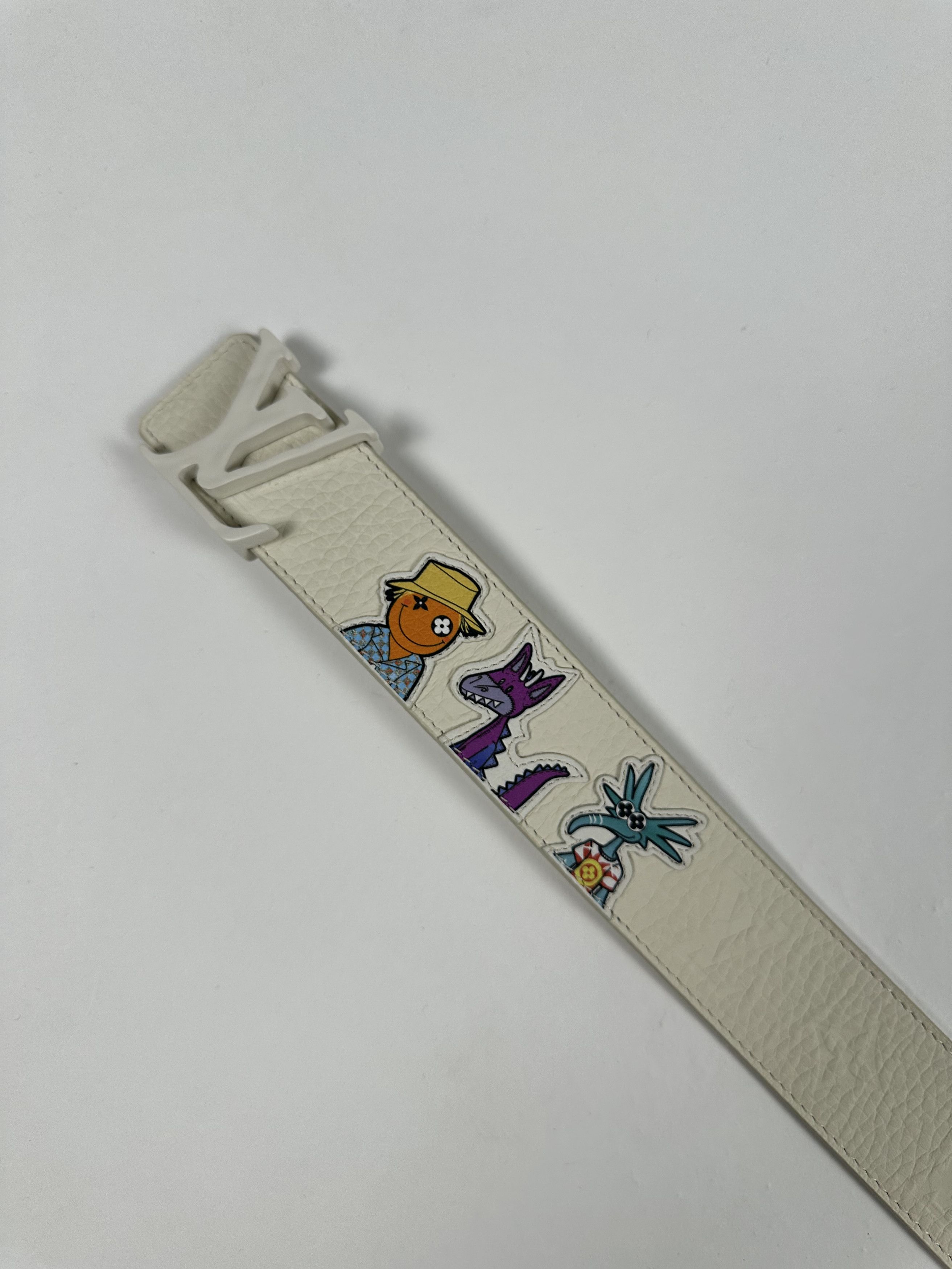 Louis Vuitton Virgil LV White Belt Size ONE SIZE - 2 Thumbnail