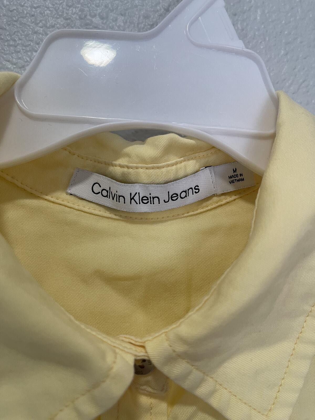 Other Calvin Klein Jeans Yellow Button-Up Shirt Medium Size US M / EU 48-50 / 2 - 3 Thumbnail