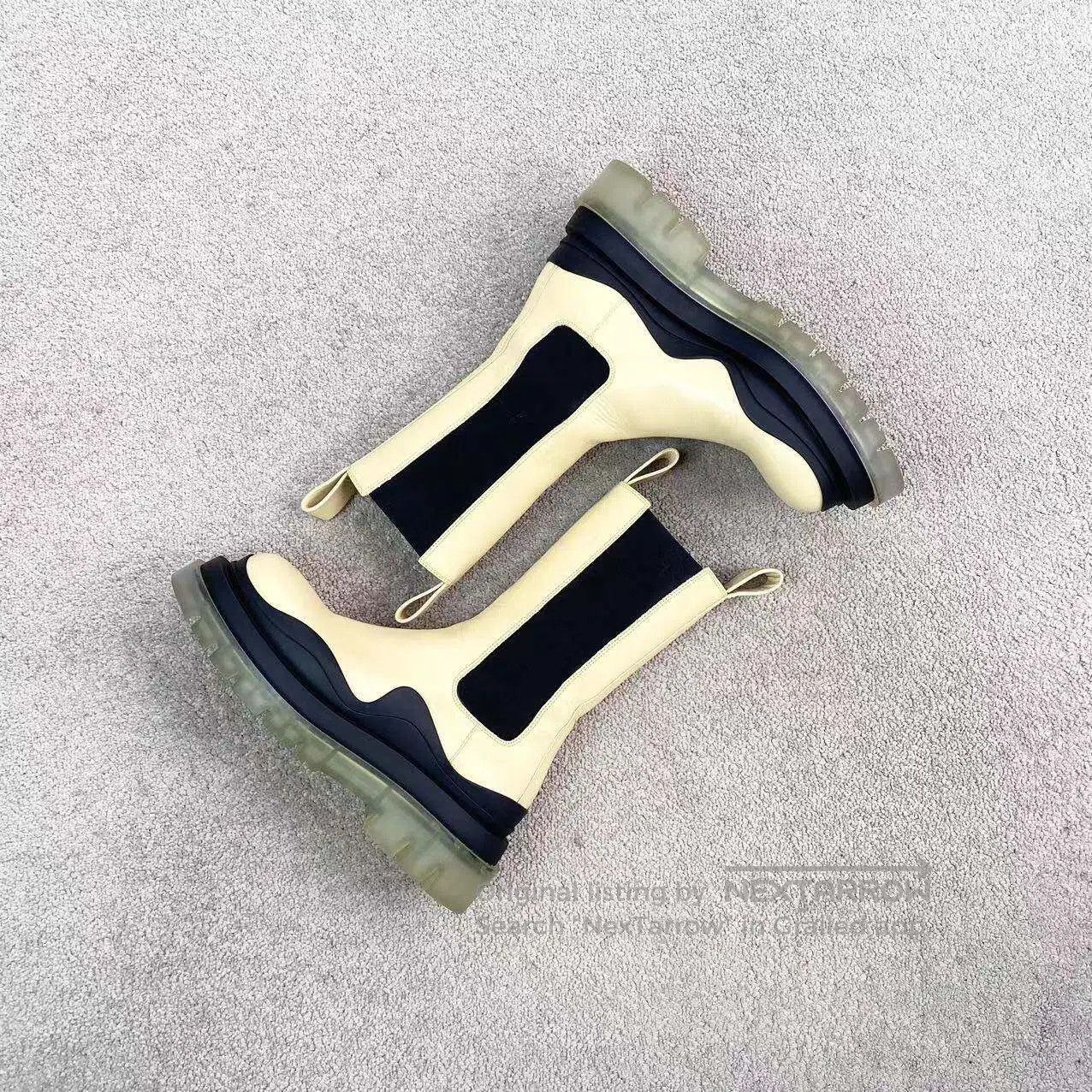 Bottega Veneta Bottega Veneta Transparent platform tube boots| Size US 6 / IT 36 - 3 Thumbnail