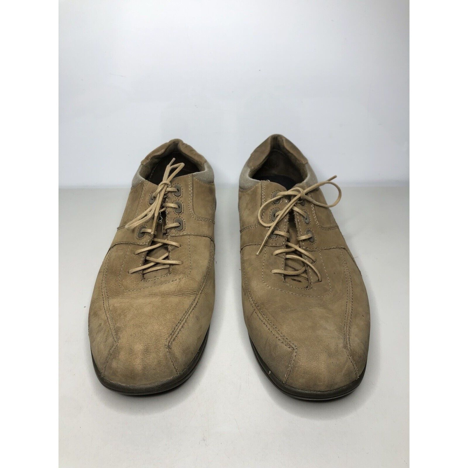 Other Abeo Mason Tan Leather Casual Comfort Lace Up Oxford Shoes M Size US 9 / EU 42 - 2 Thumbnail