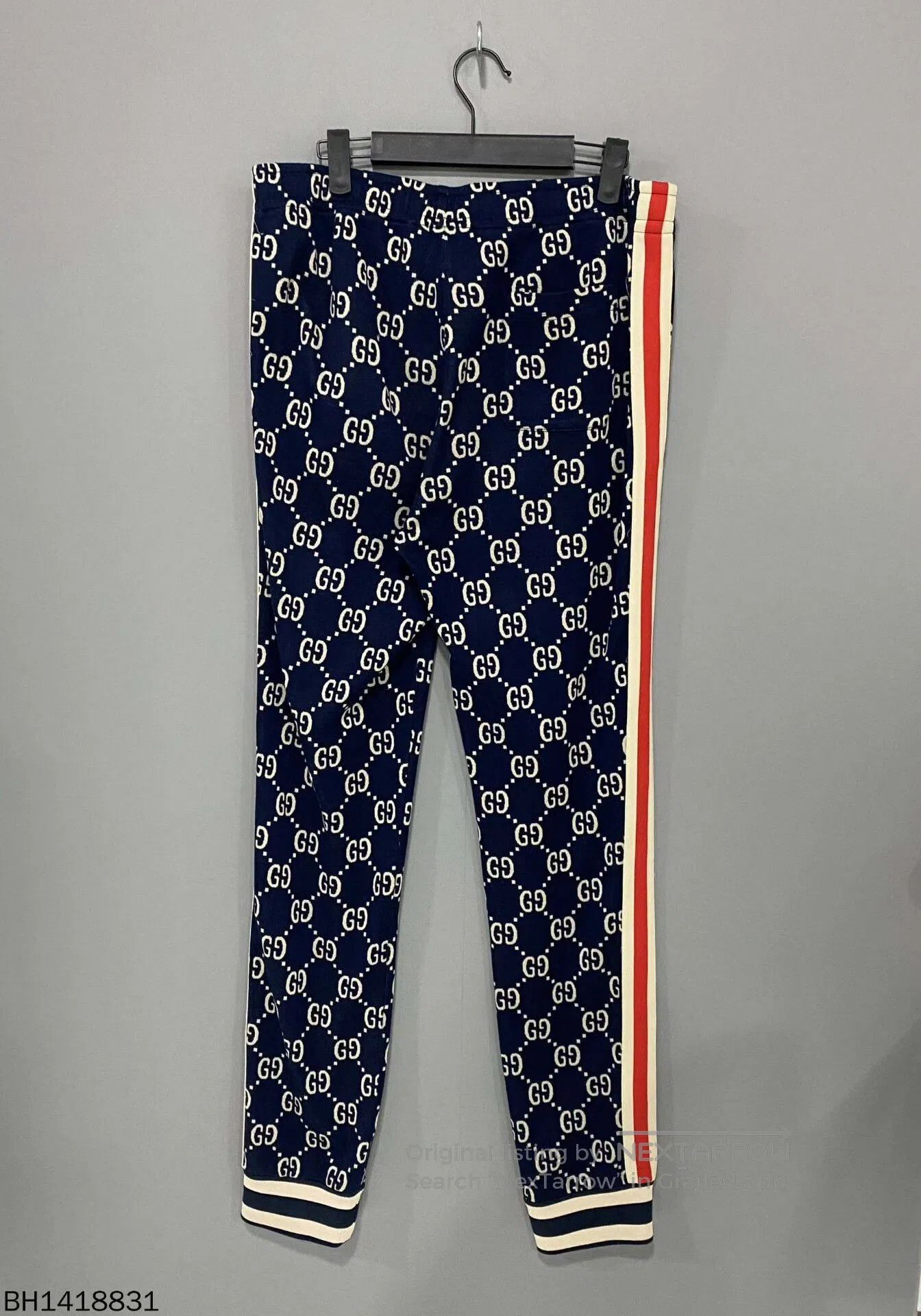 gucci striped casual pants for men.