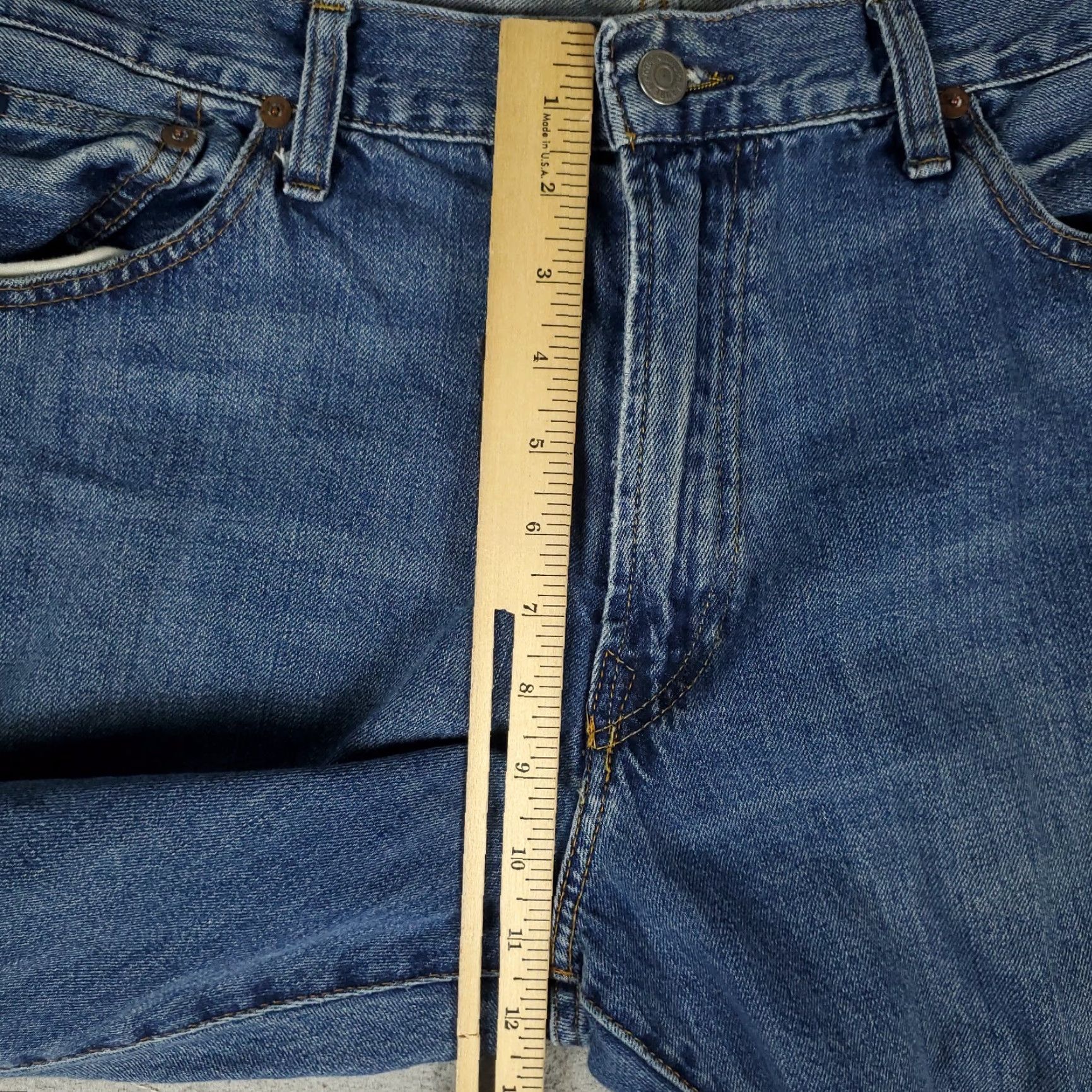 Polo Ralph Lauren Ralph Lauren Jeans Mens 38x32 Blue Classic Fit Denim Pants Distressed 5-Pocket Polo Regular Straight Decade Sports Outdoor Jeans Mens Size US 38 / EU 54 - 4 Thumbnail