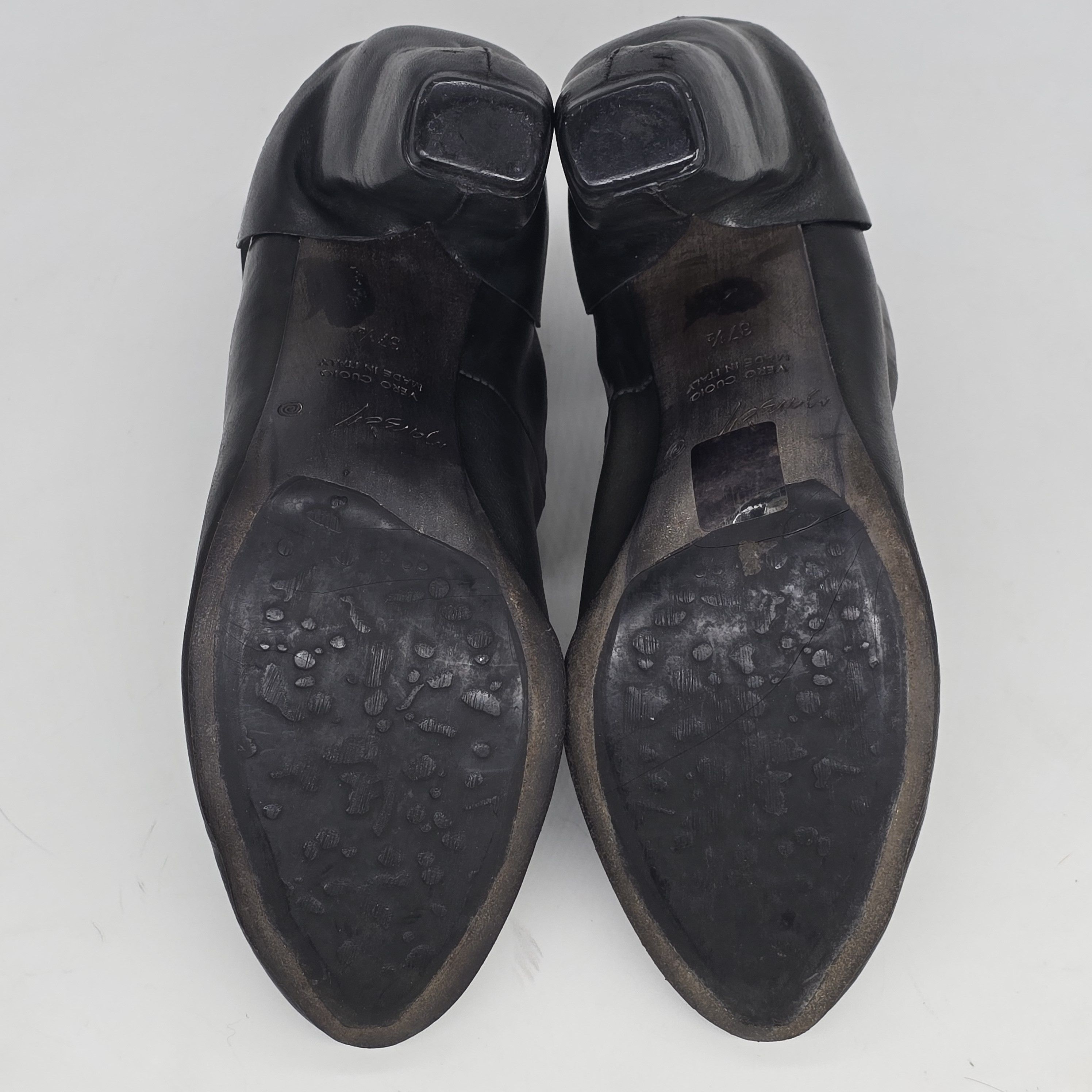 Marsell Marsell - Winged Block Heel Pumps Size US 7.5 / IT 37.5 - 9 Thumbnail