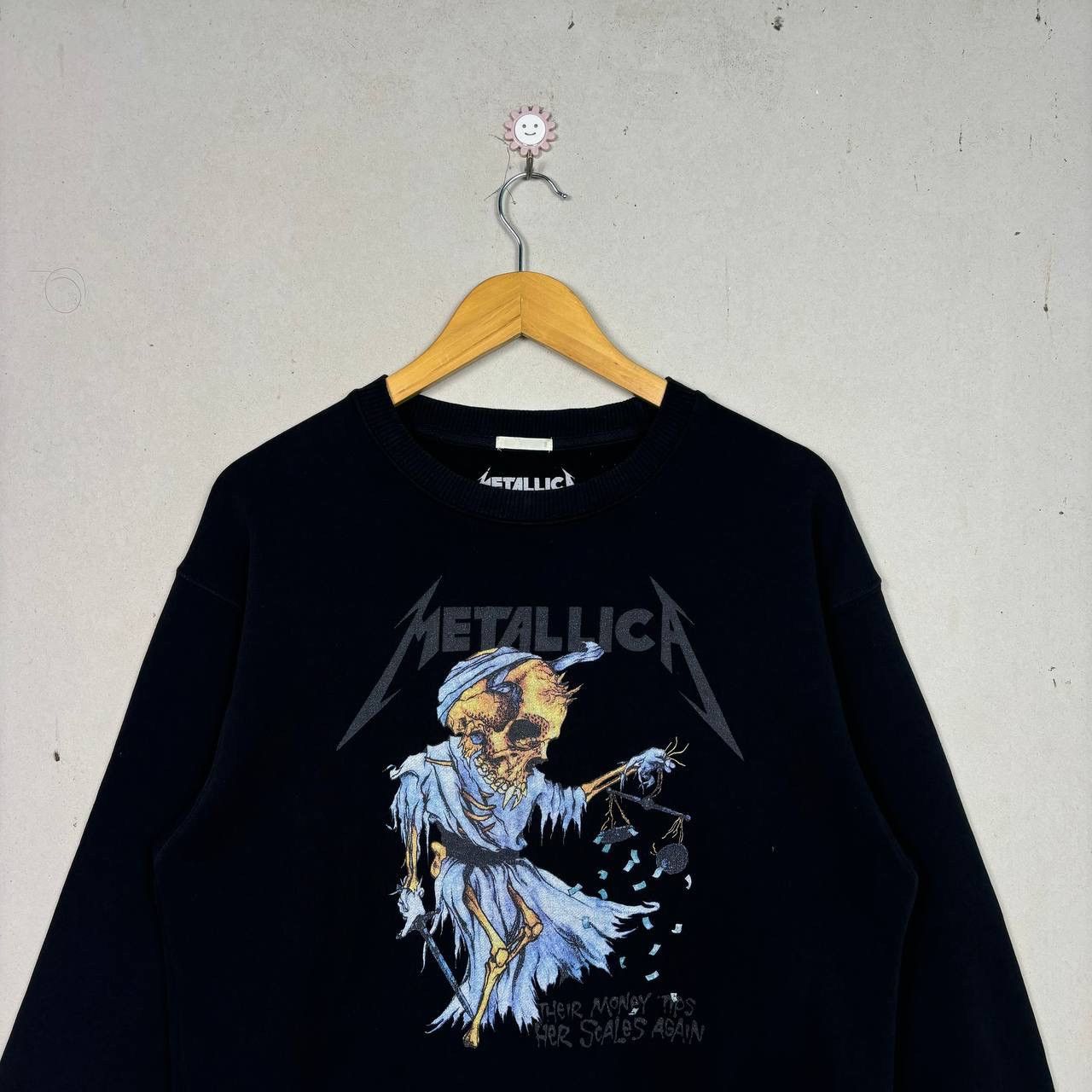 Metallica GU x Metallica 2017 Skeleton Justice Crewneck Sweatshirt S Size US S / EU 44-46 / 1 - 3 Thumbnail