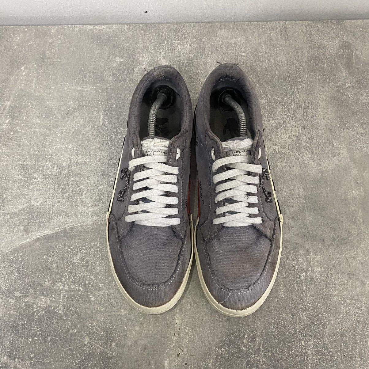 Off-White Off White Sneakers Low Top Vulcanized Size US 10 / EU 43 - 2 Thumbnail