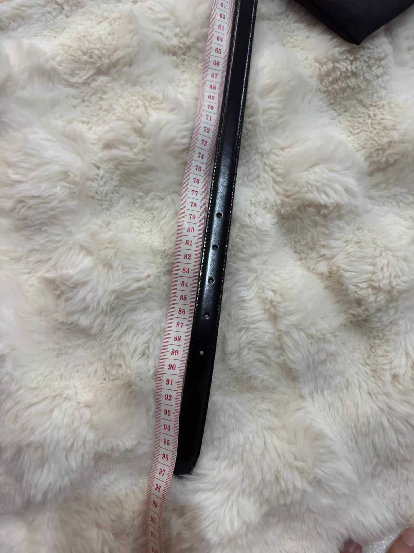 Celine Celine Classic Black & Silver Leather Belt 85 New Size ONE SIZE - 9 Thumbnail