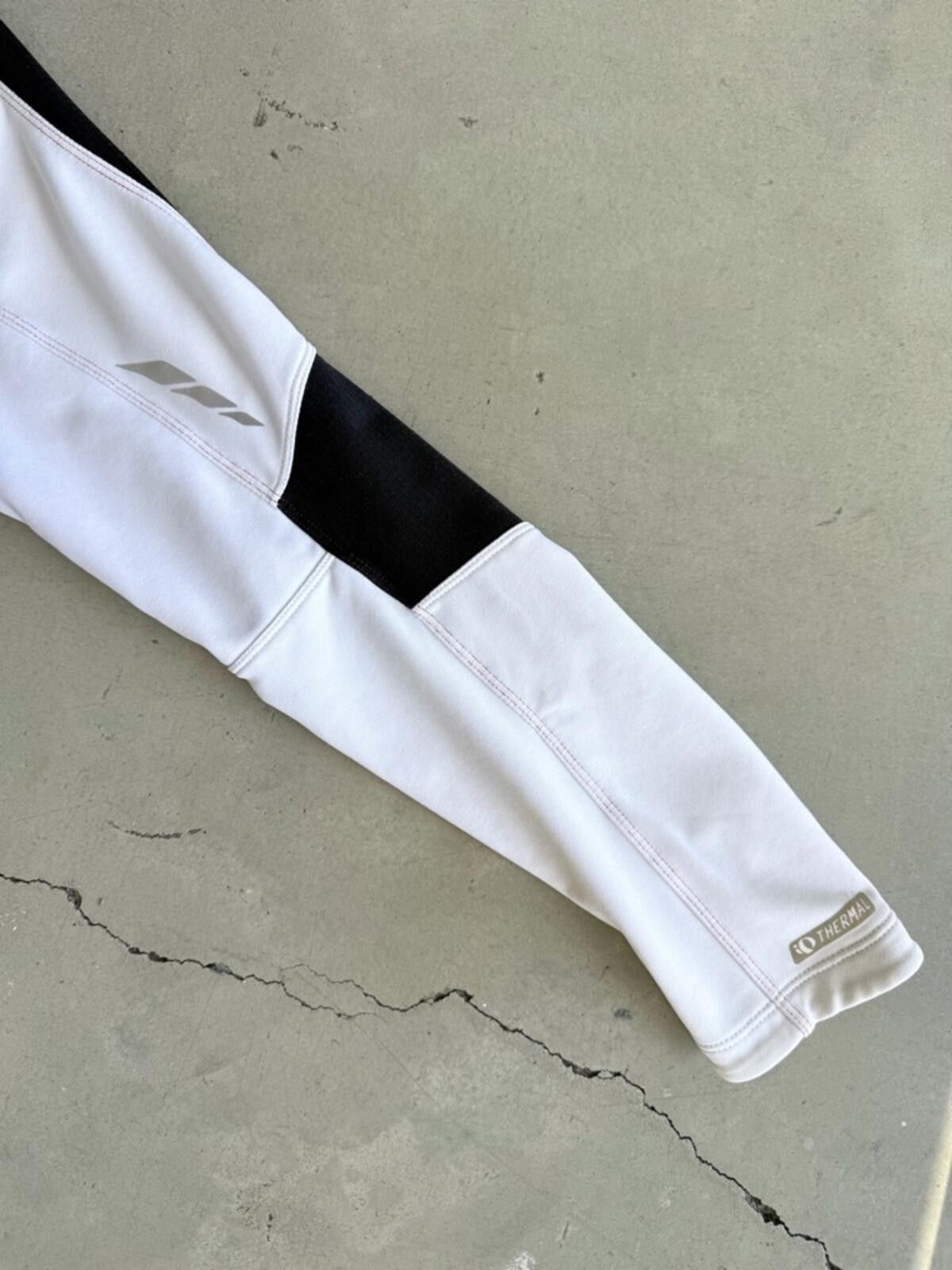PEARL iZUMi Pearl Izumi / Thermal Zip Jacket / White Black Cycling Size M / US 6-8 / IT 42-44 - 6 Thumbnail