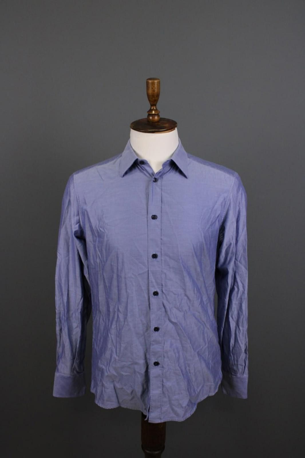 Z Zegna Z Zegna Blue City Button Down Shirt Size 39 / 15 1/2 Size US M / EU 48-50 / 2 - 1 Thumbnail