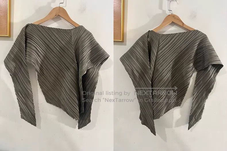 Issey Miyake Issey Miyake Classic Irregular Shaped Top Size M / US 6-8 / IT 42-44 - 7 Thumbnail