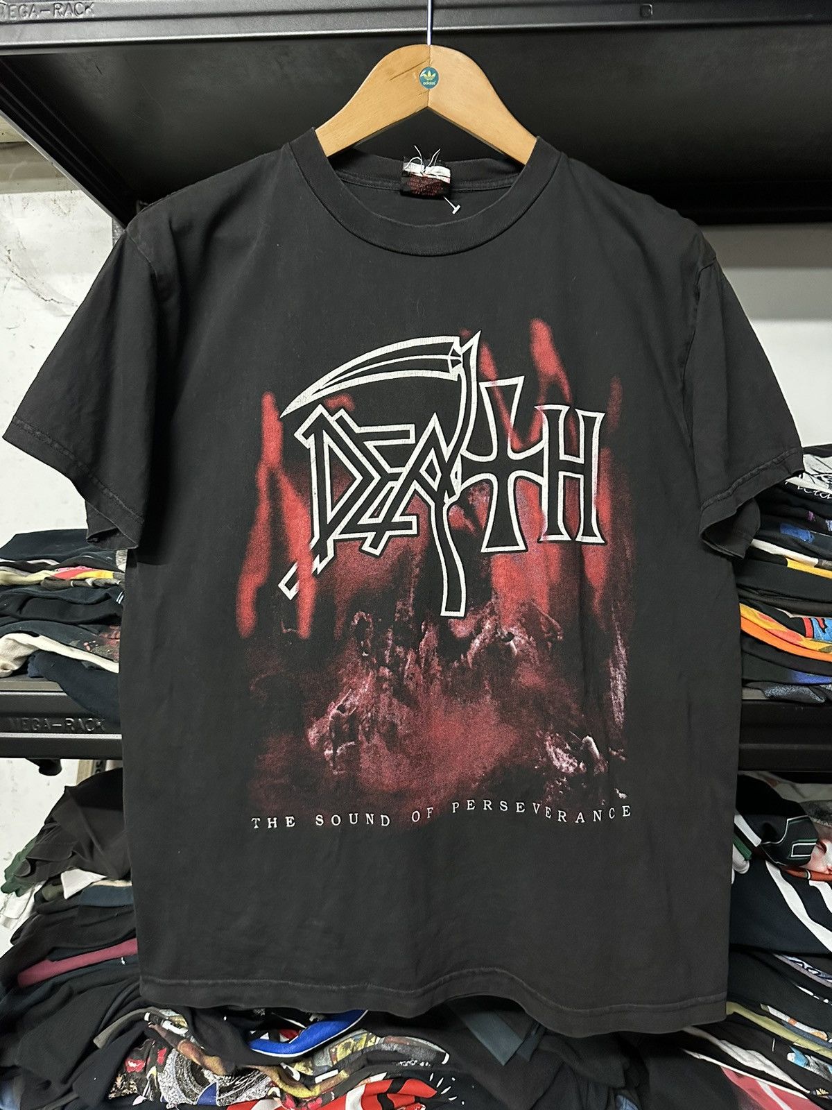 Band Tees × Vintage Vintage Death The Sound Of Perseverance Black Metal Faded T Size US L / EU 52-54 / 3 - 1 Thumbnail